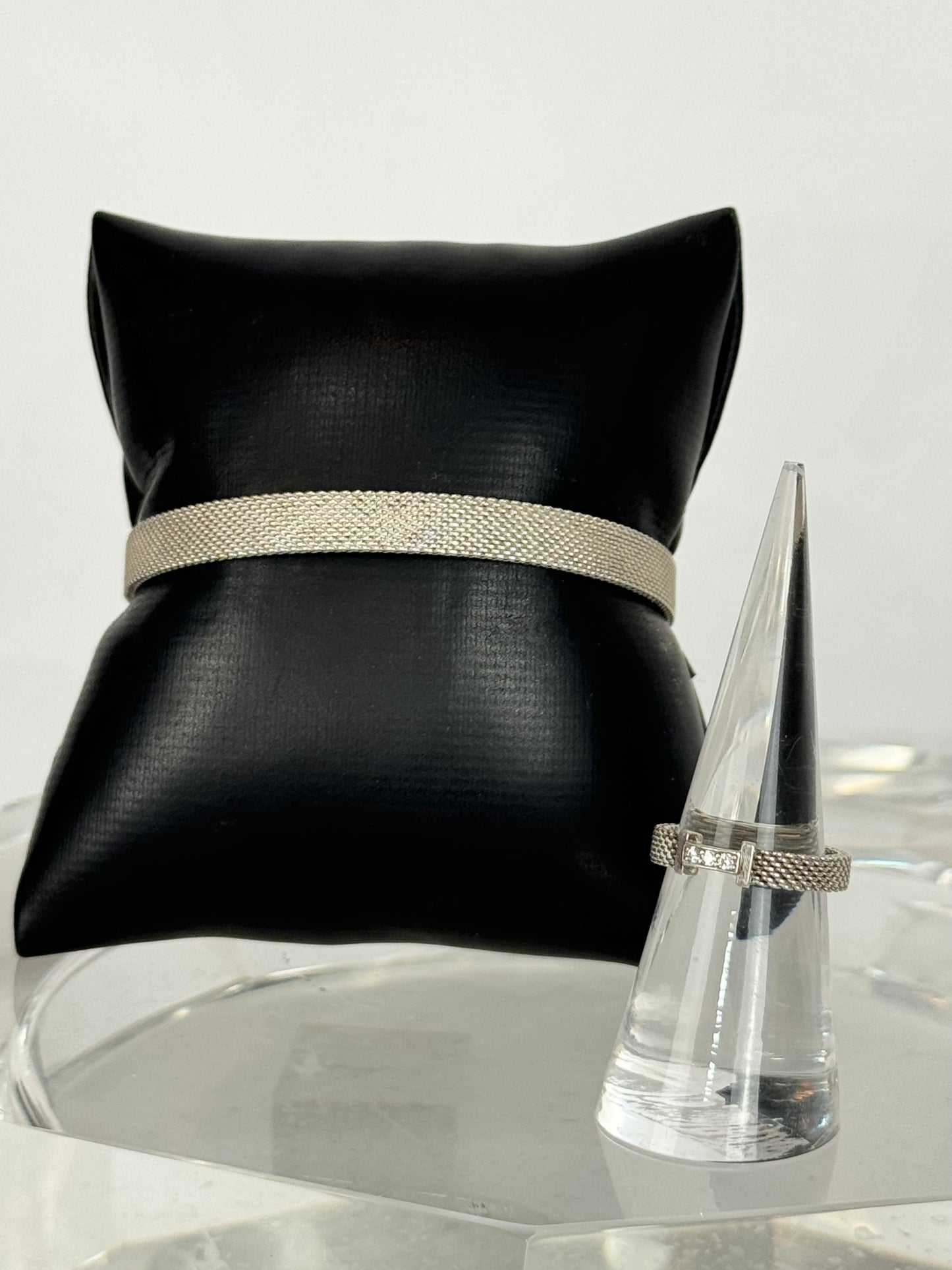 COMES WITH BAG - Tiffany & Co Somerset Sterling Silver Bangle Bracelet