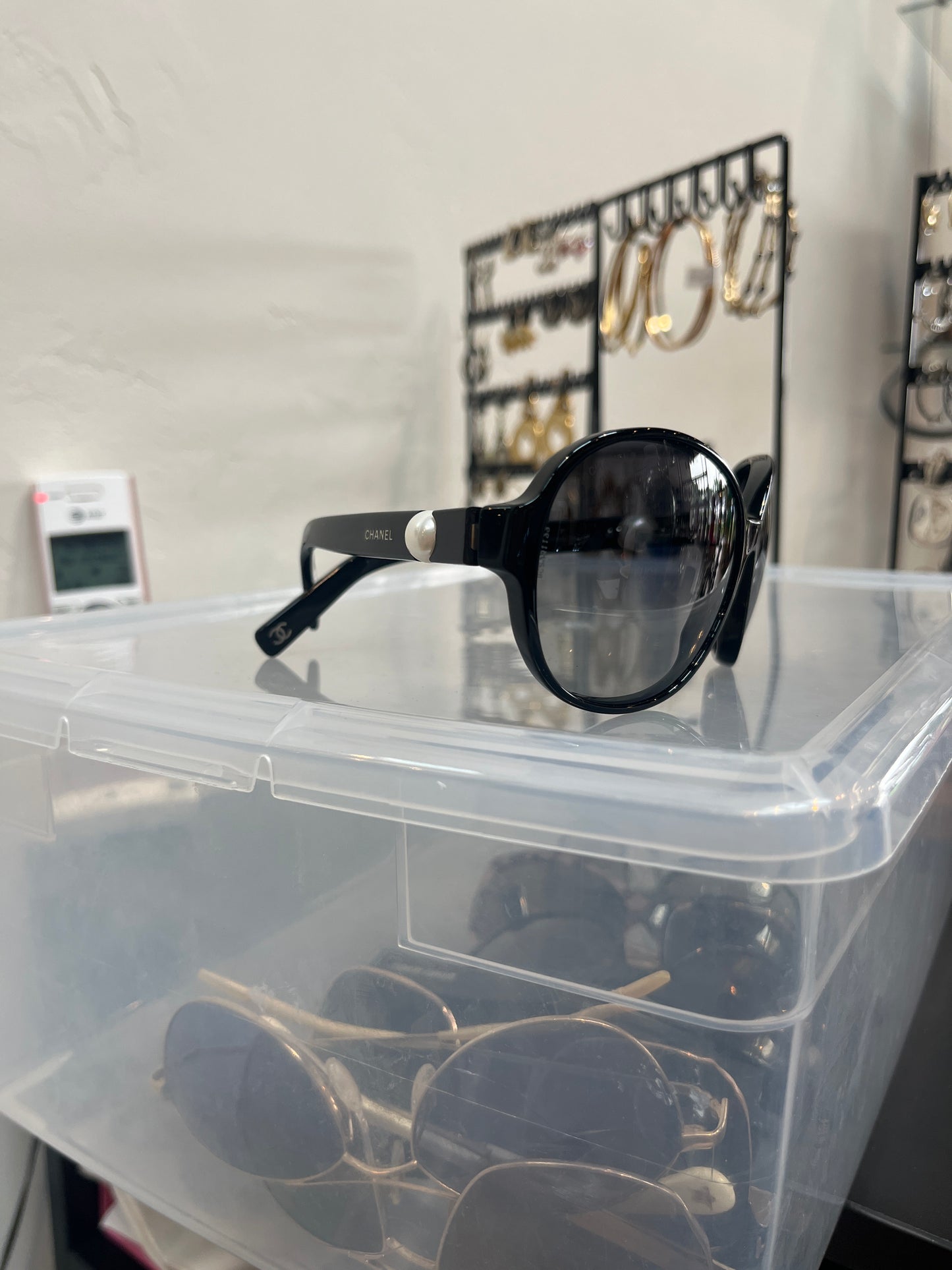 Chanel 5131-H Collection Perle Black Sunglasses