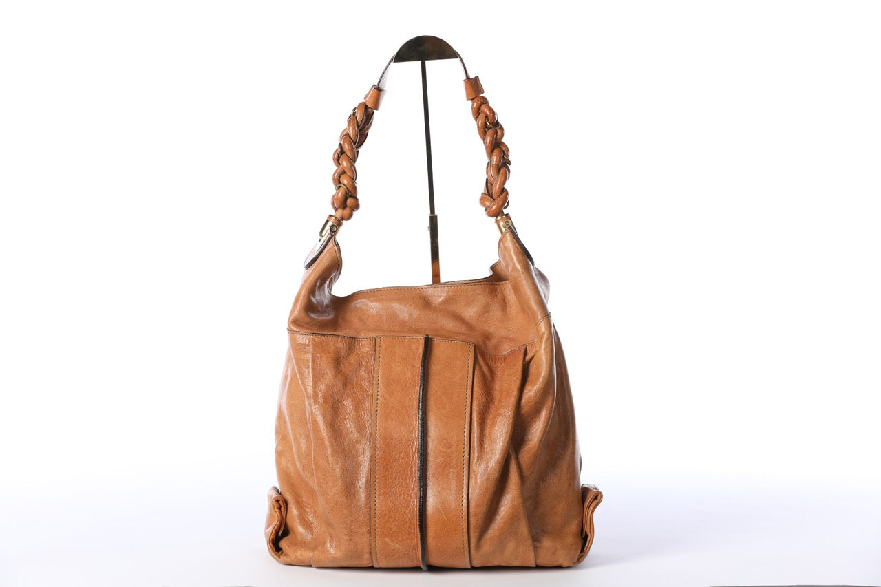 Chloe Brown "Heloise" Large Shoulder Handbag