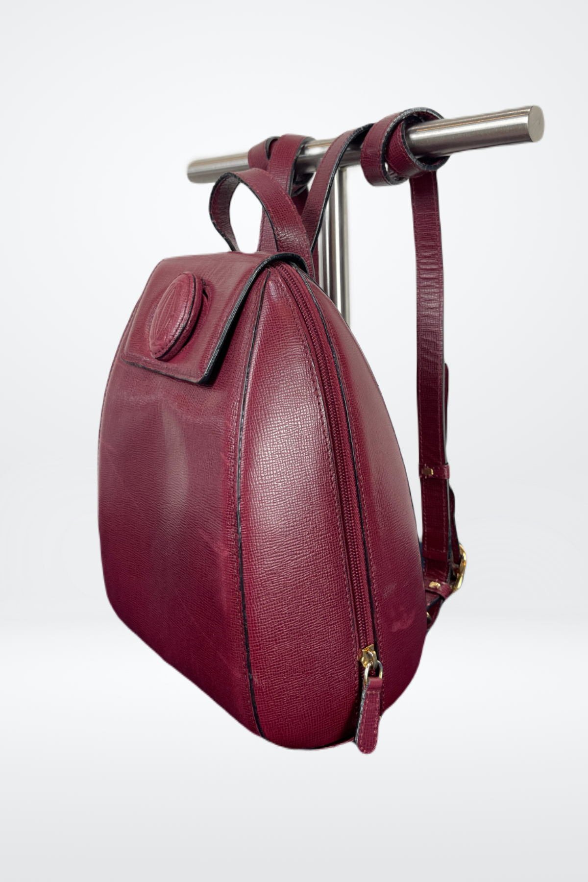 Cartier Leather Backpack with Insignia