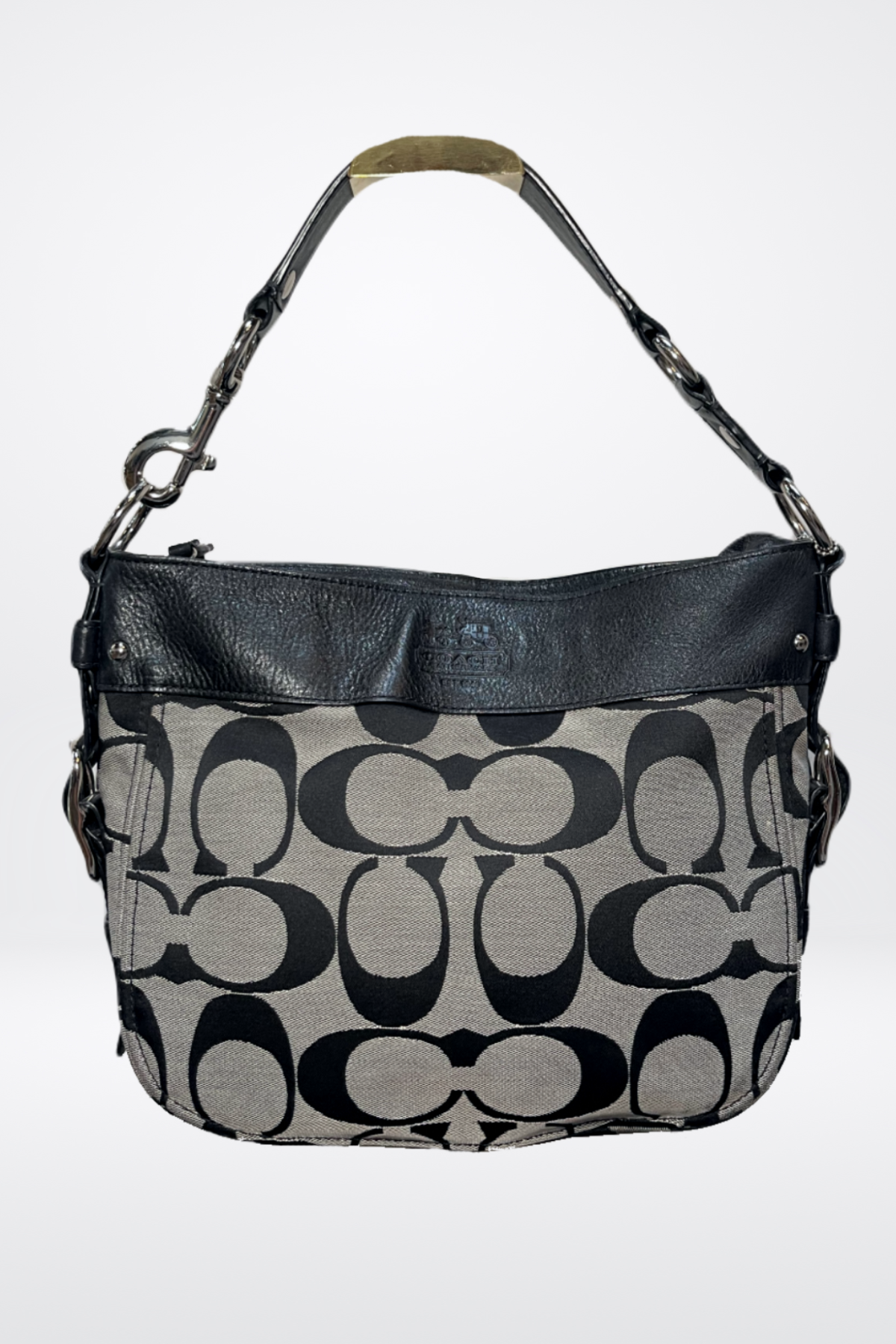 Grey over sales the shoulder bag