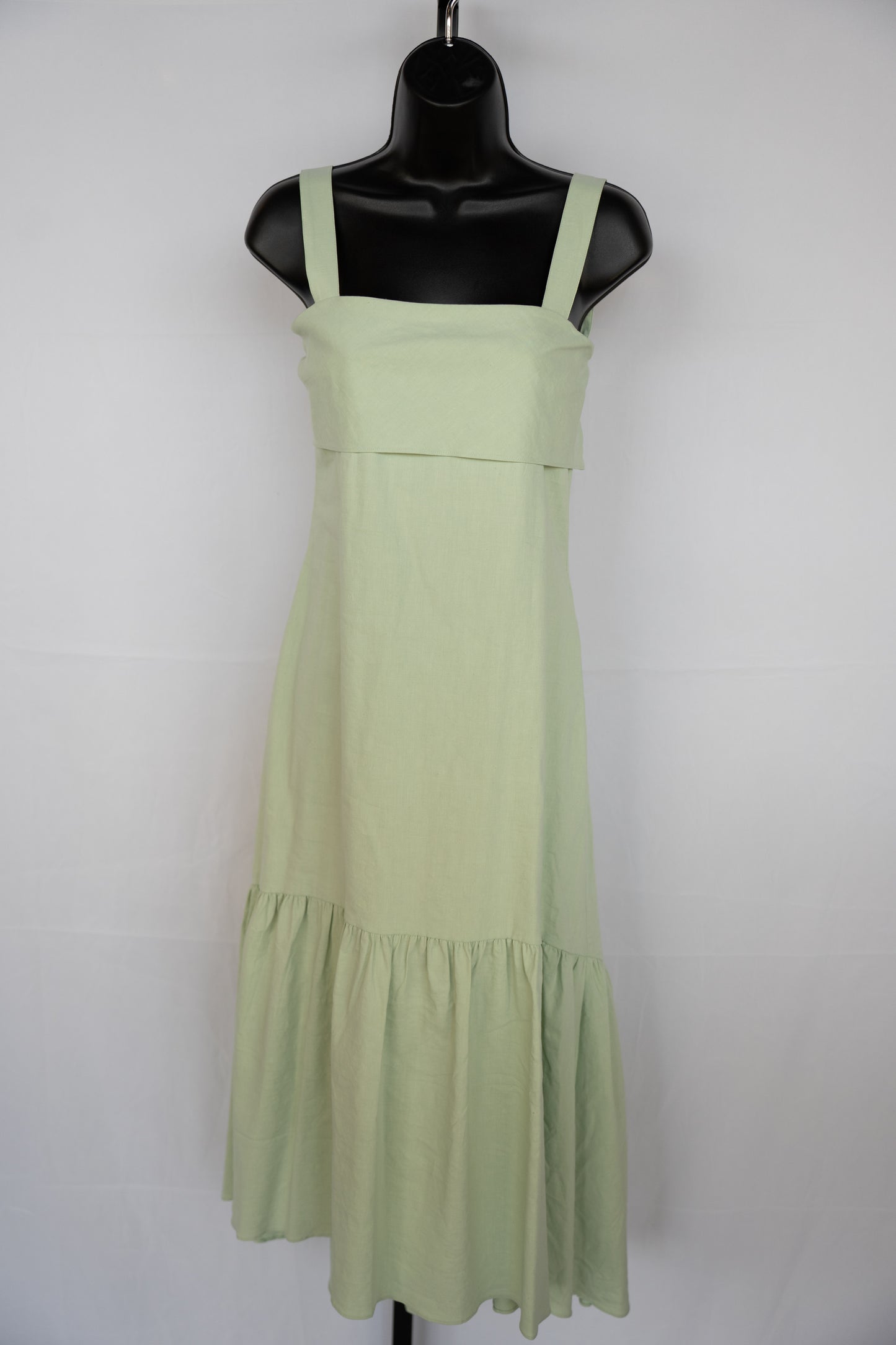 Theory Mint Sleeveless Midi Tie Back Dress NWT