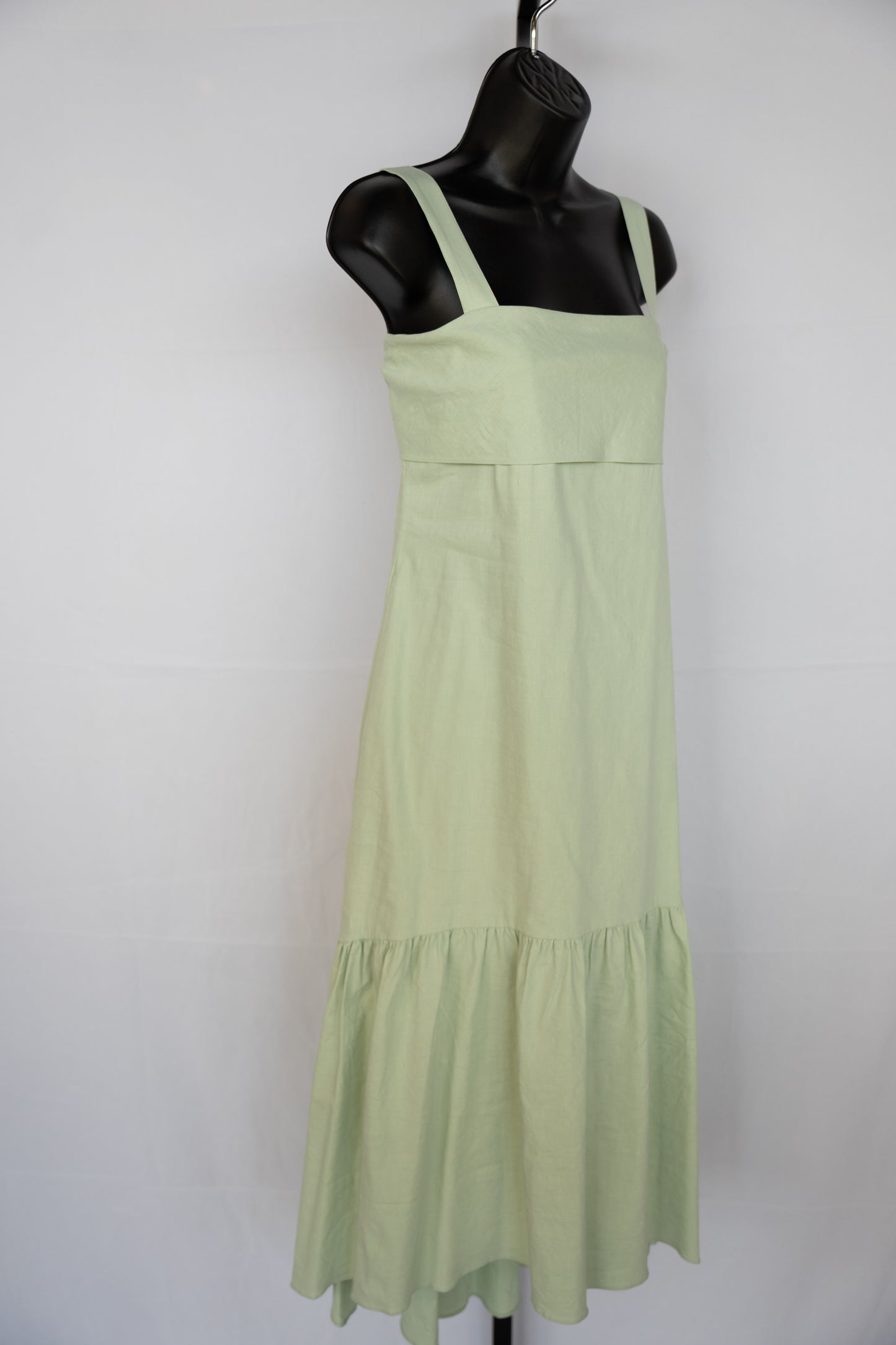Theory Mint Sleeveless Midi Tie Back Dress NWT