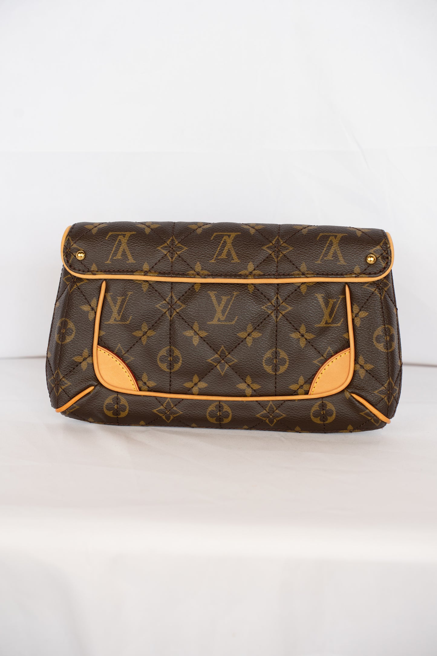 Louis Vuitton Brown Monogram Coated Canvas Etoile Clutch