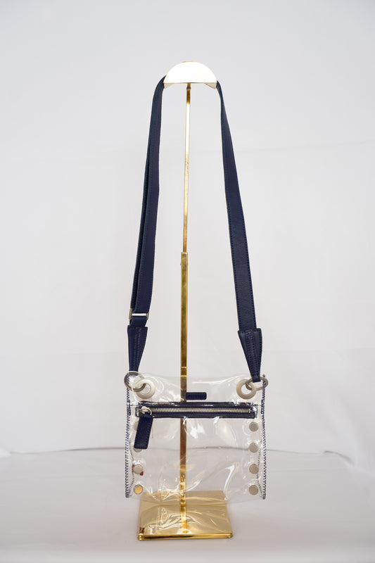 Hammit "Tony Clear" Small Crossbody Bag w Signature Studs