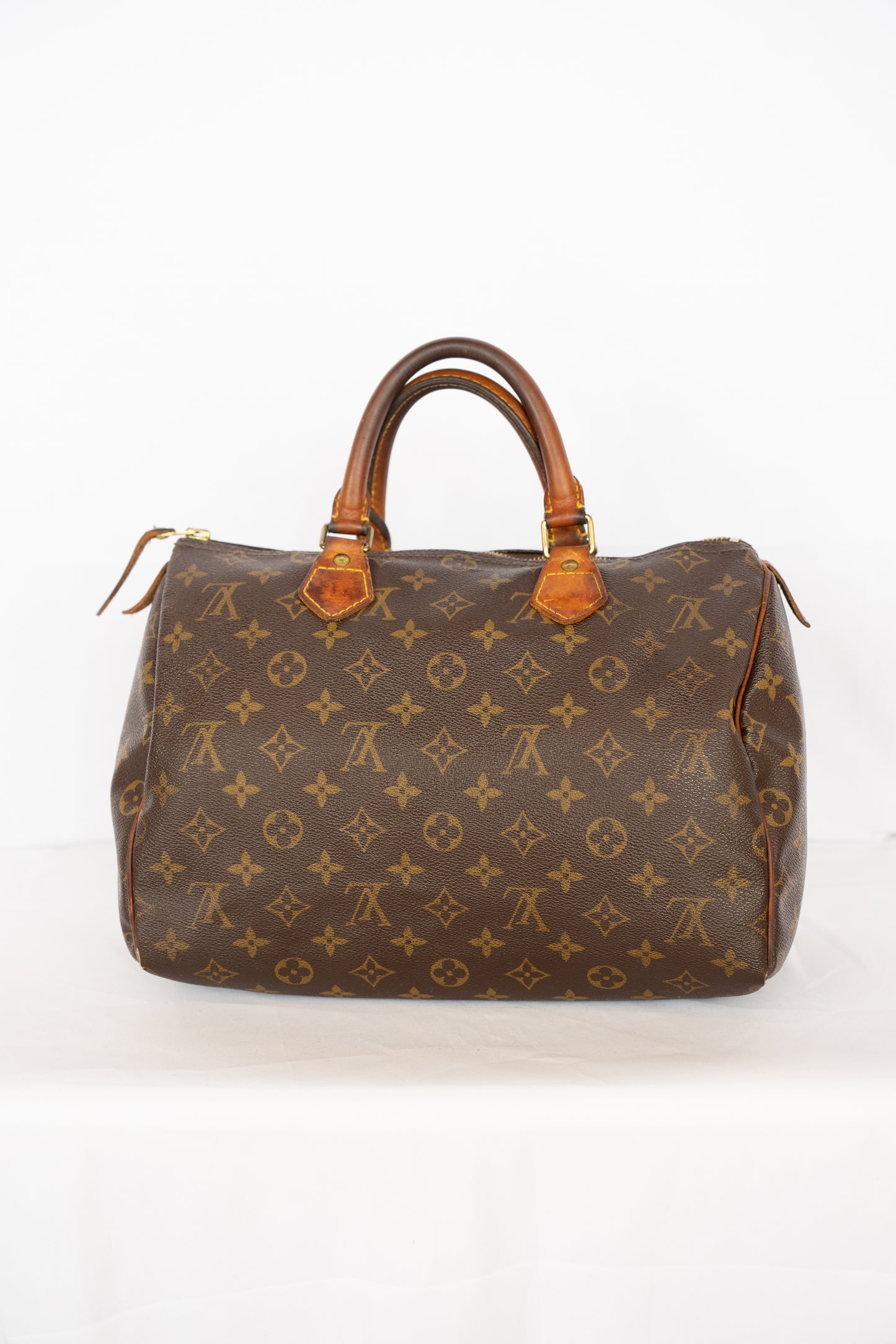 Louis Vuitton Brown Monogram Speedy 30 Top Handle