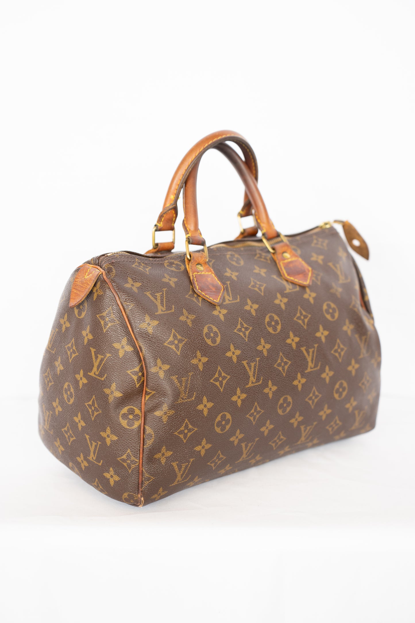 Louis Vuitton Brown Monogram Speedy 30 Top Handle
