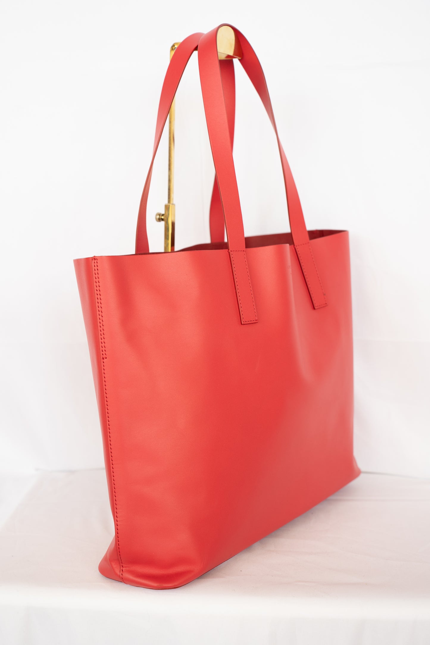 Everlane Red Italian Leather Large Tote