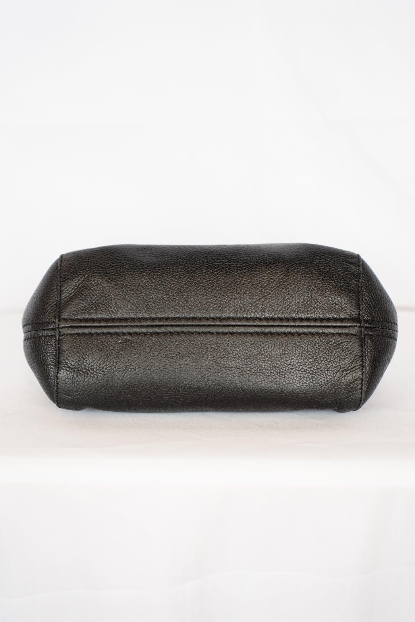 Kate Spade Black Leather Mini Cylinder Zip Crossbody Bag
