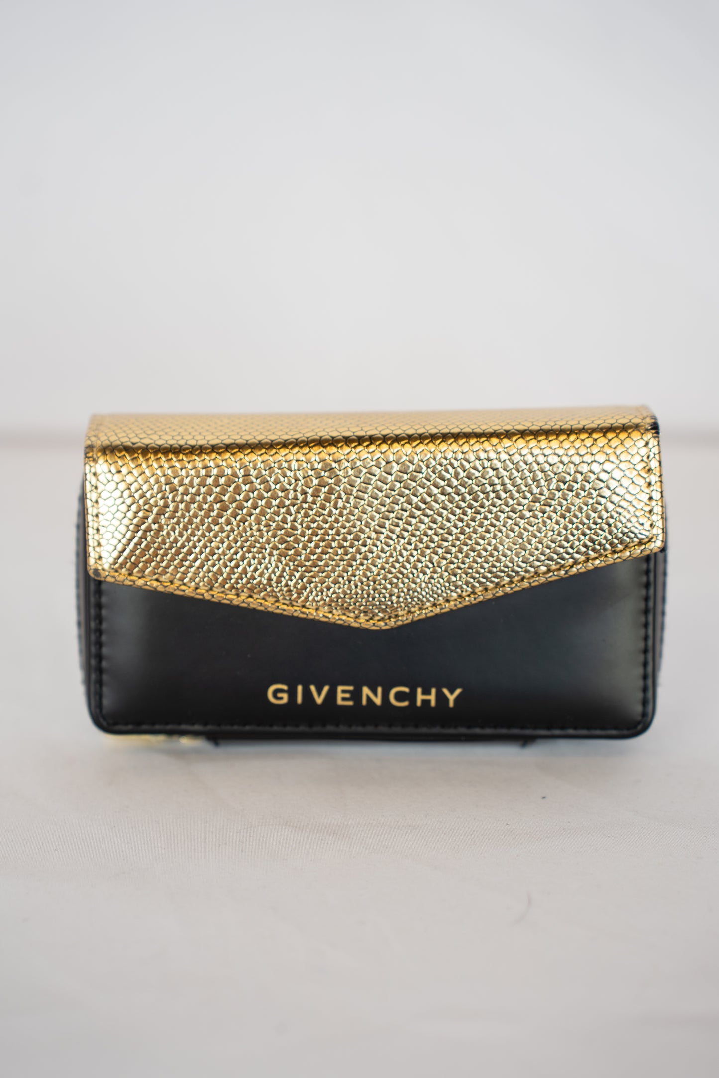 Givenchy Black and Gold Travel Makeup Pouch