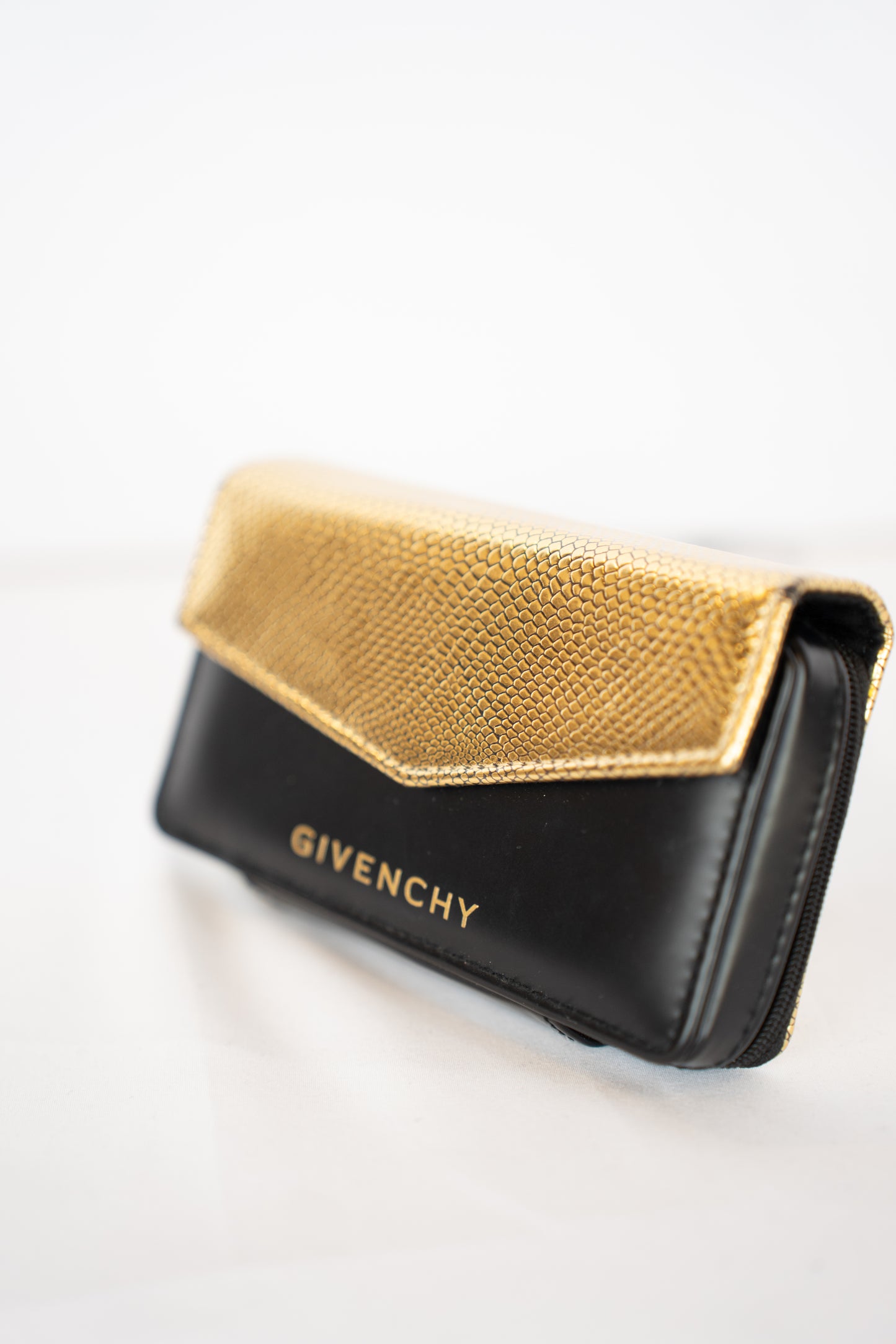 Givenchy Black and Gold Travel Makeup Pouch