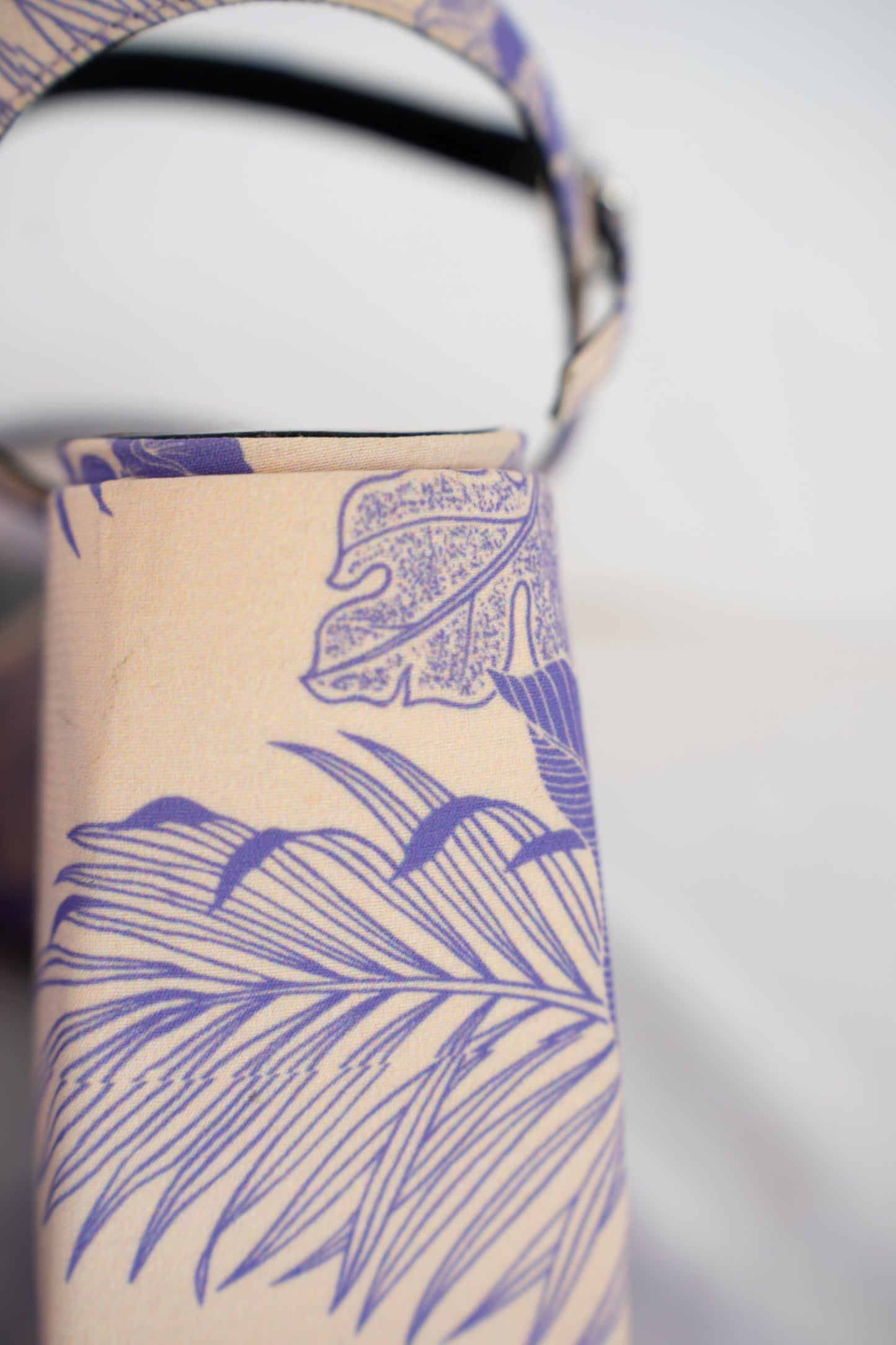 Pinko Purple Floral Platform Sandals