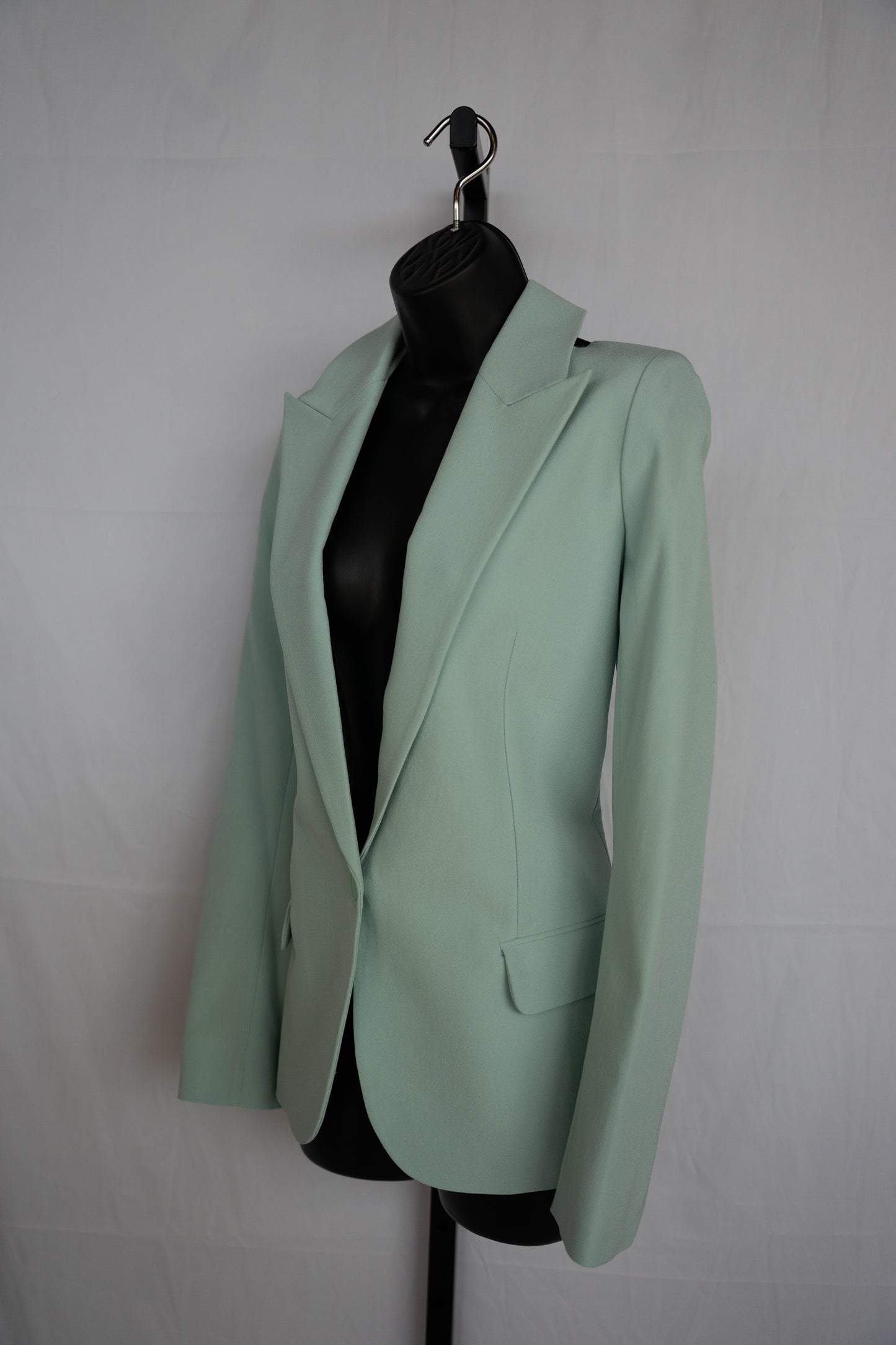 Zadig & Voltaire Light Blue Single Button Blazer NWT