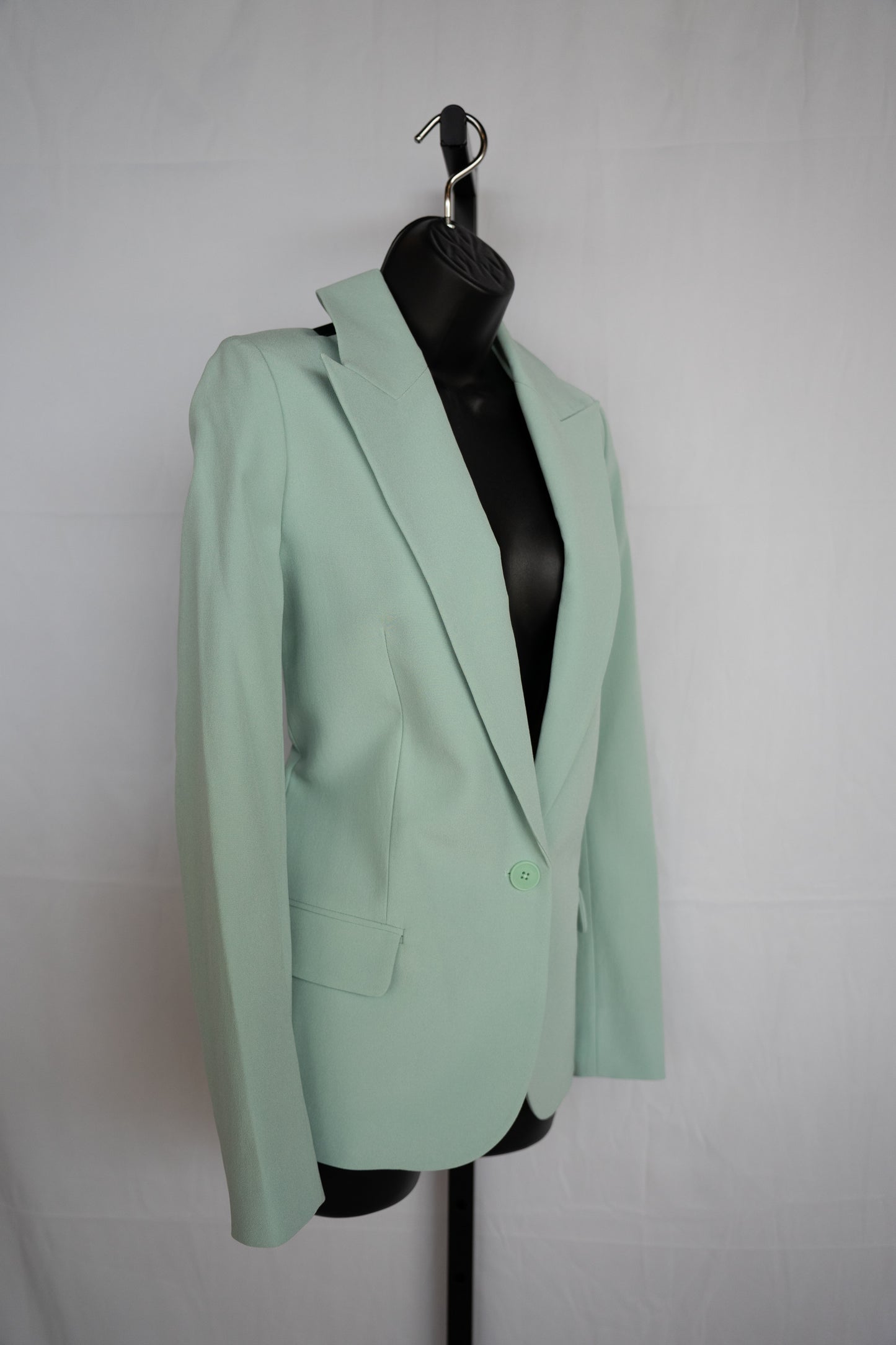 Zadig & Voltaire Light Blue Single Button Blazer NWT