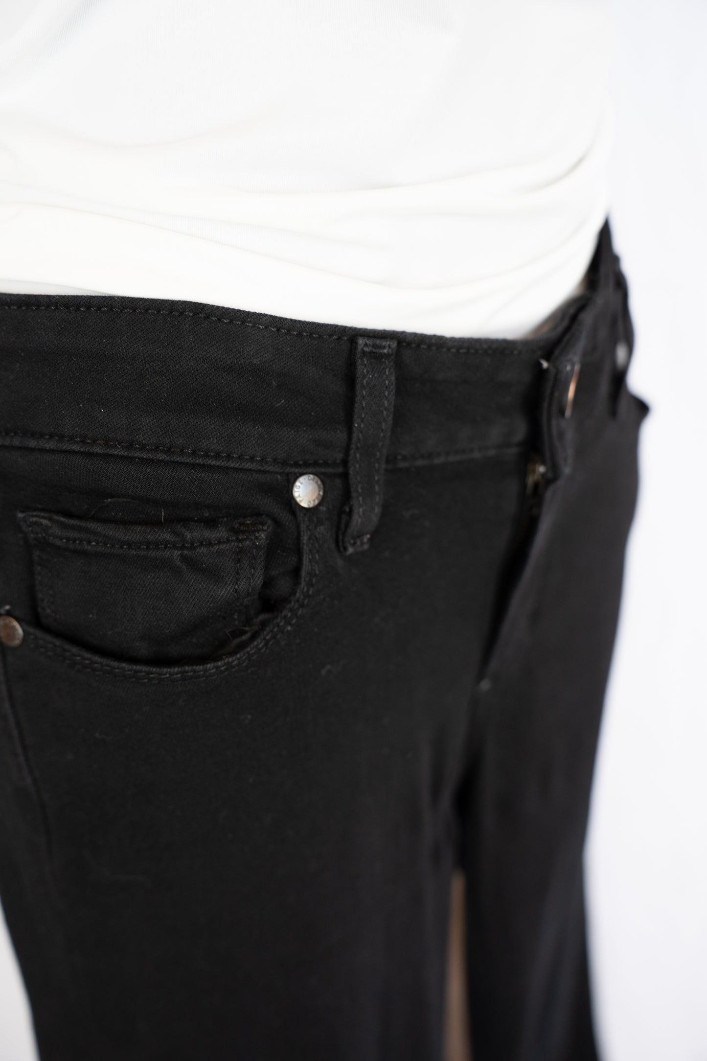 Hudson Black "Barbara High Waist Bootcut" Jeans