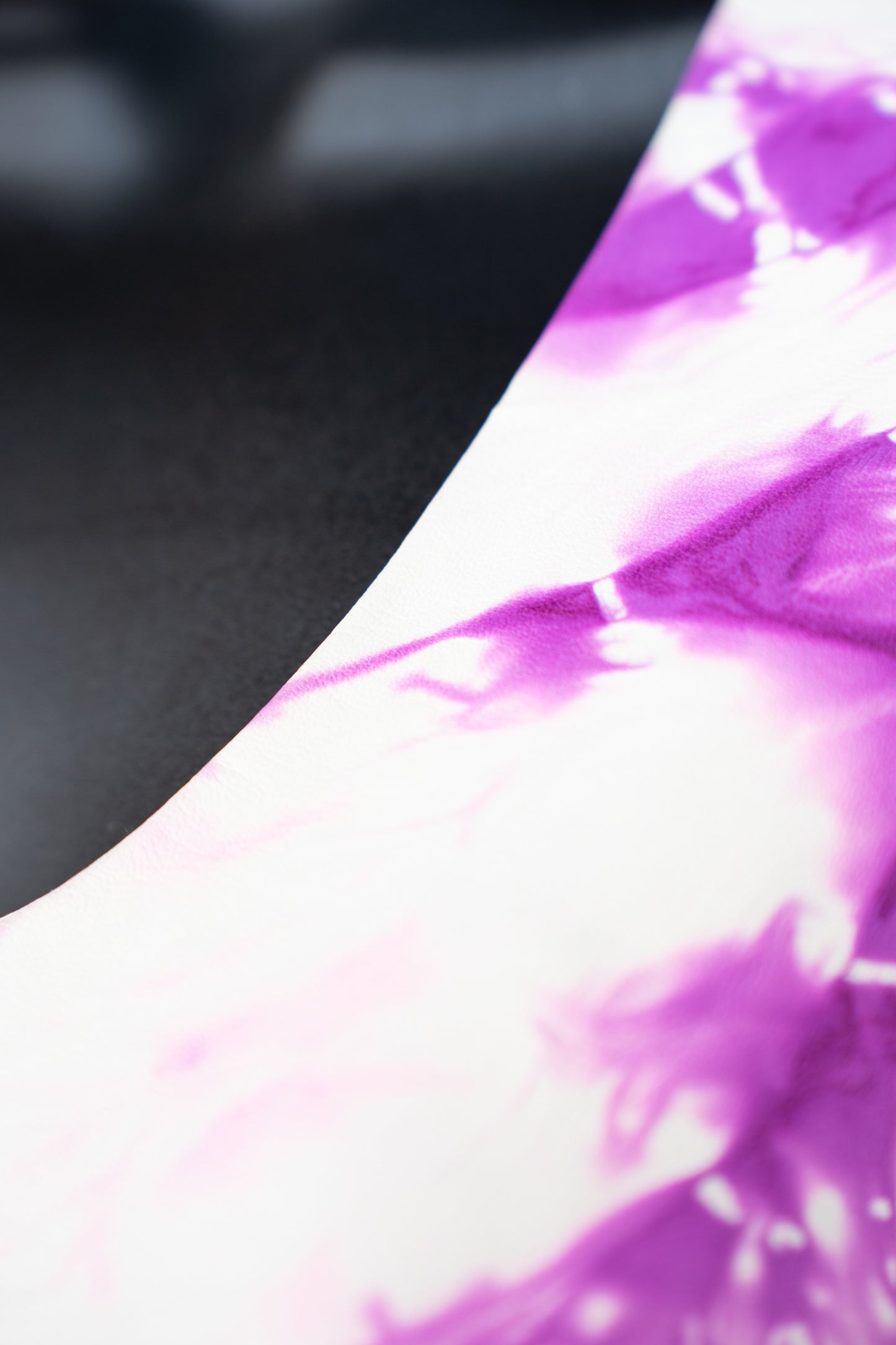 Alexander Wang Leather White & Purple Tie-Dye Sleeveless Top NWT