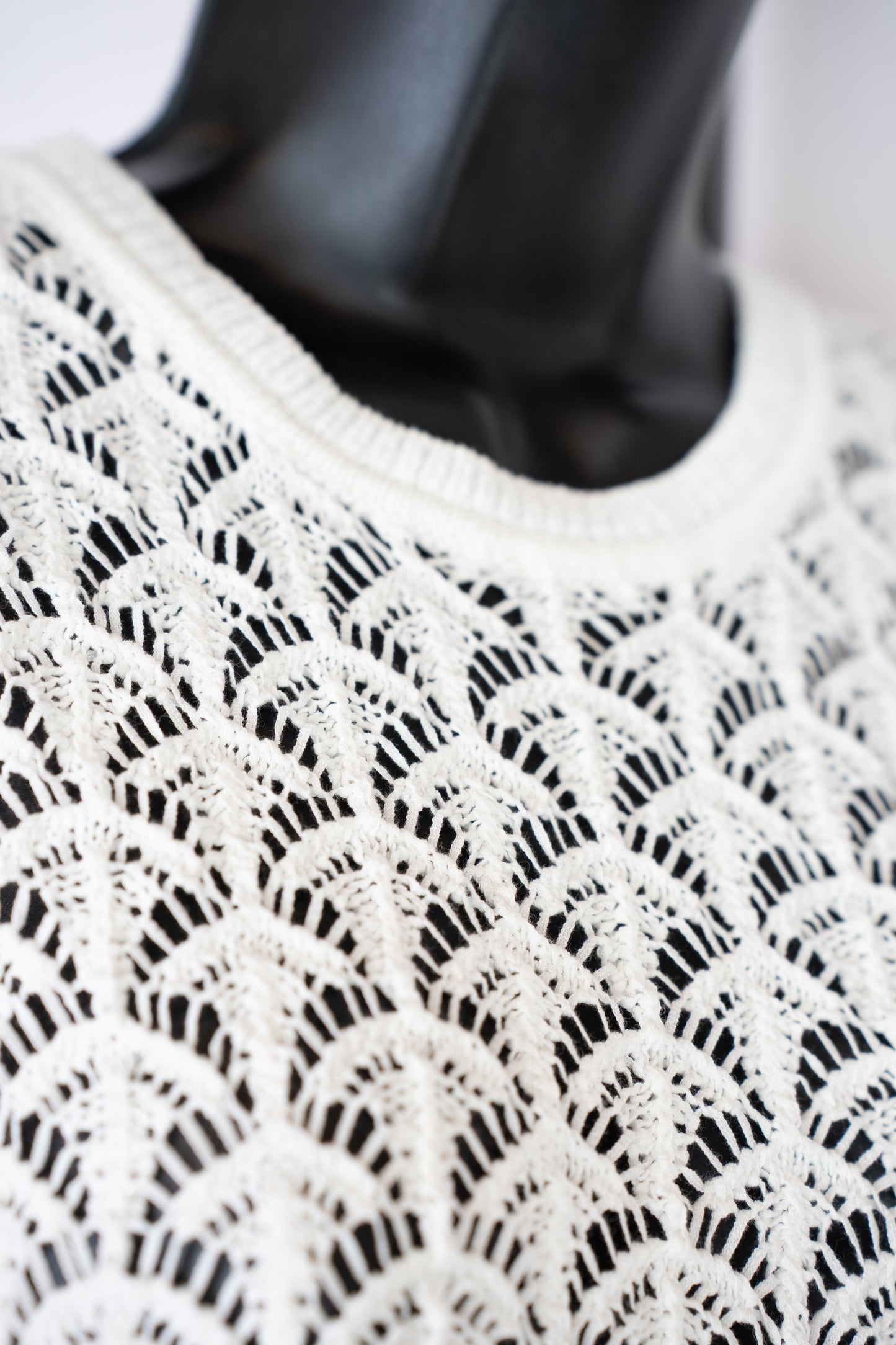 Zimmermann White Crochet Sleeveless Crop Tank Top (Part of Set)