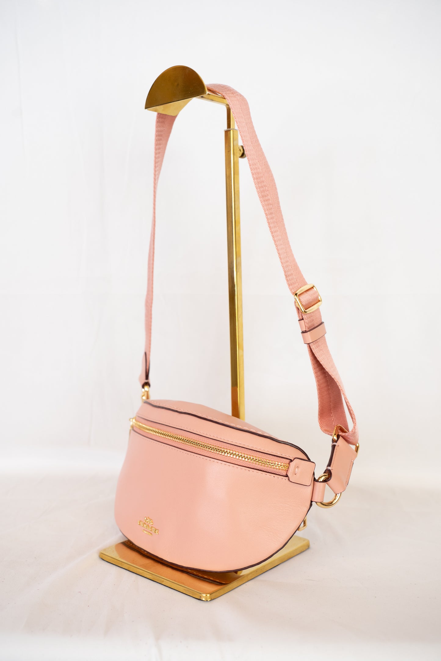 Coach Dusty Pink x Selena Gomez Belt Bag w Gold Hardware