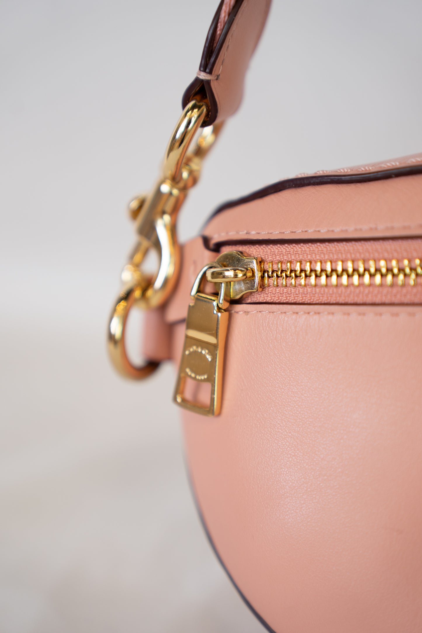Coach Dusty Pink x Selena Gomez Belt Bag w Gold Hardware