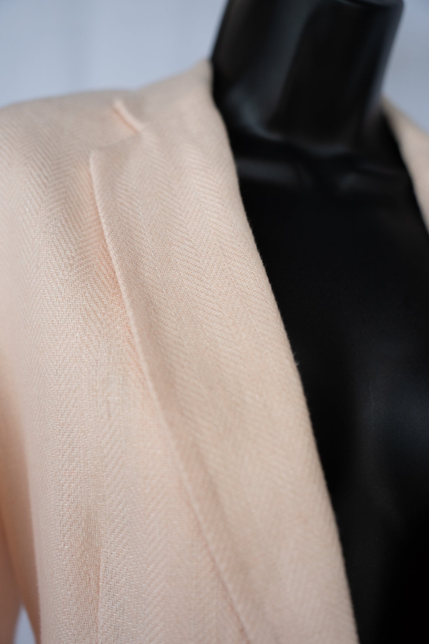 Lauren Ralph Lauren Linen Light Pink Single Button & Single Breasted Blazer