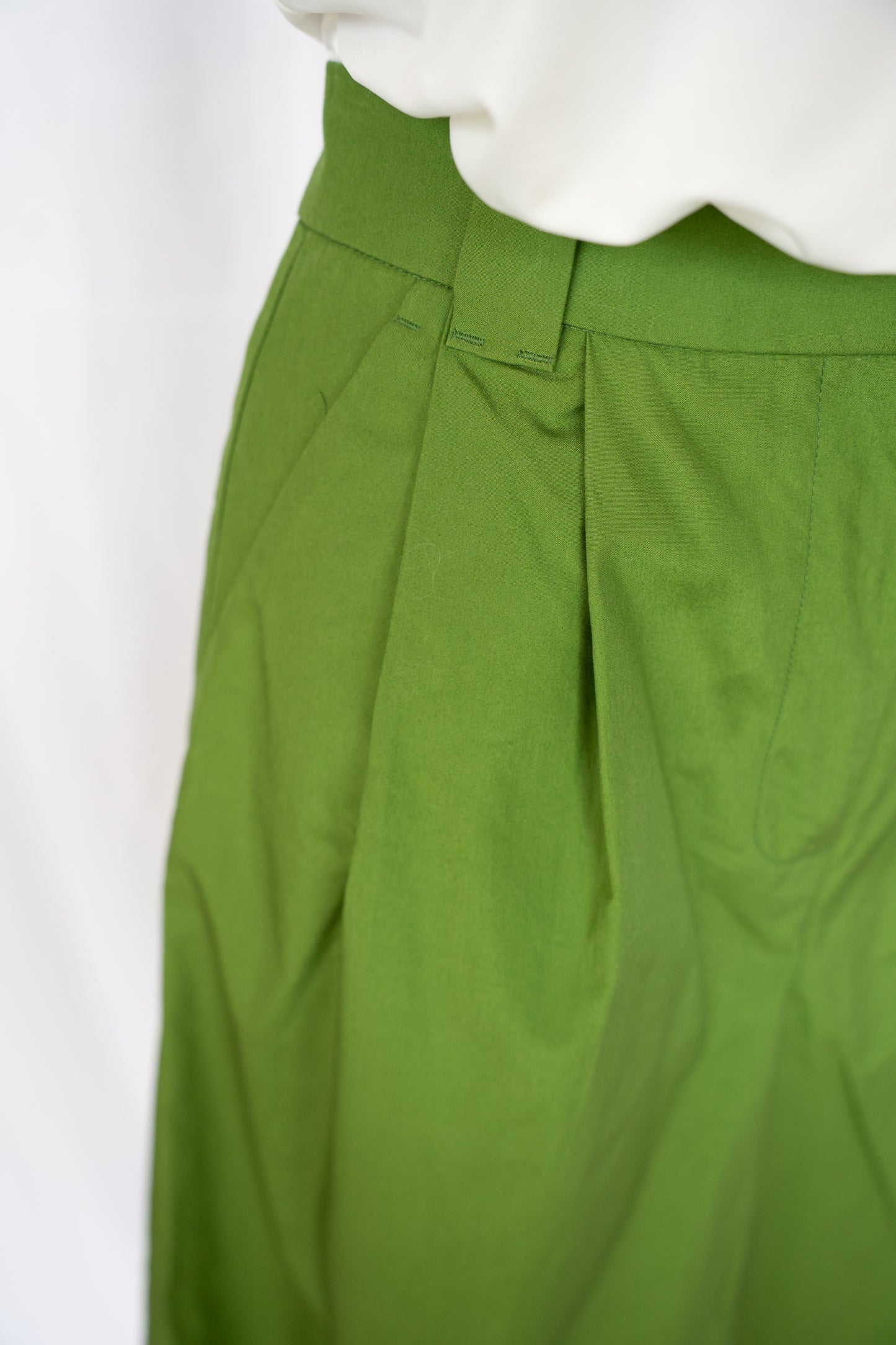 BR Army Green Wide Leg Cropped Cargo Pants