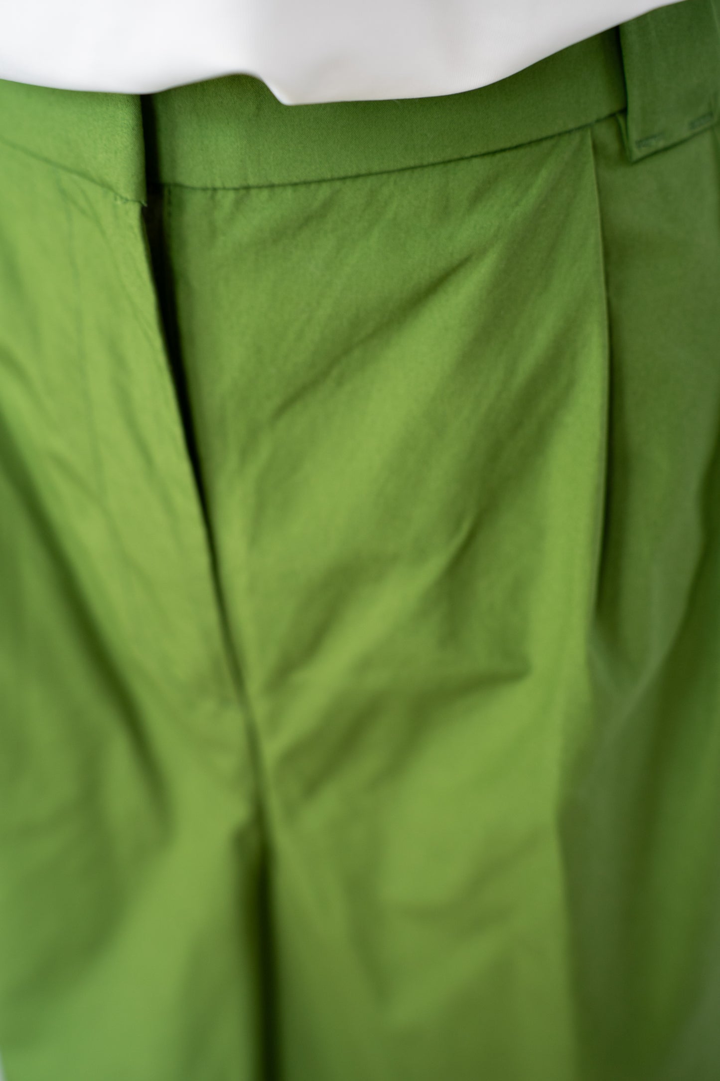 BR Army Green Wide Leg Cropped Cargo Pants