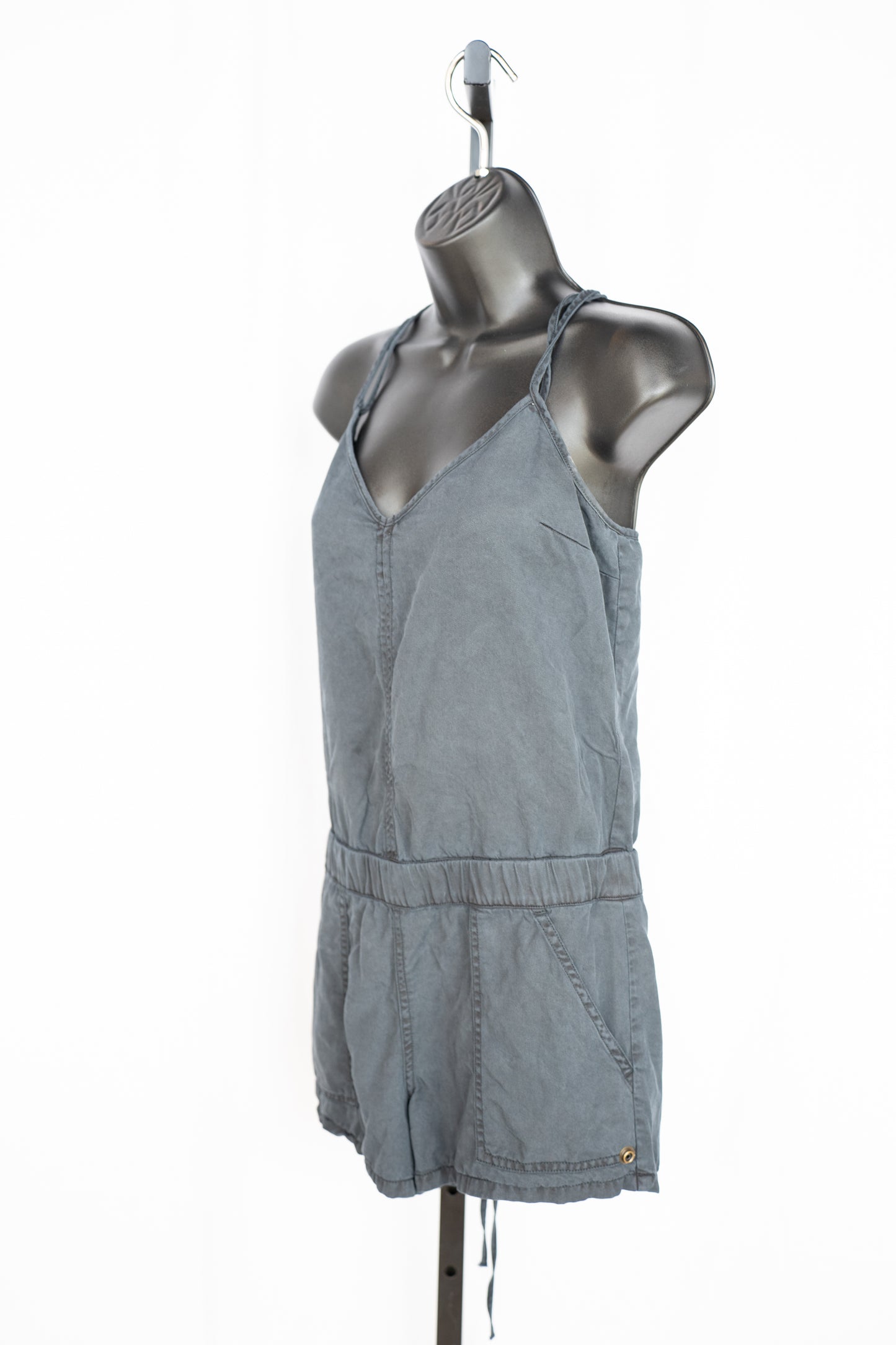 Mikoh Black V-Neck Sleeveless Cover-Up Romper NWT