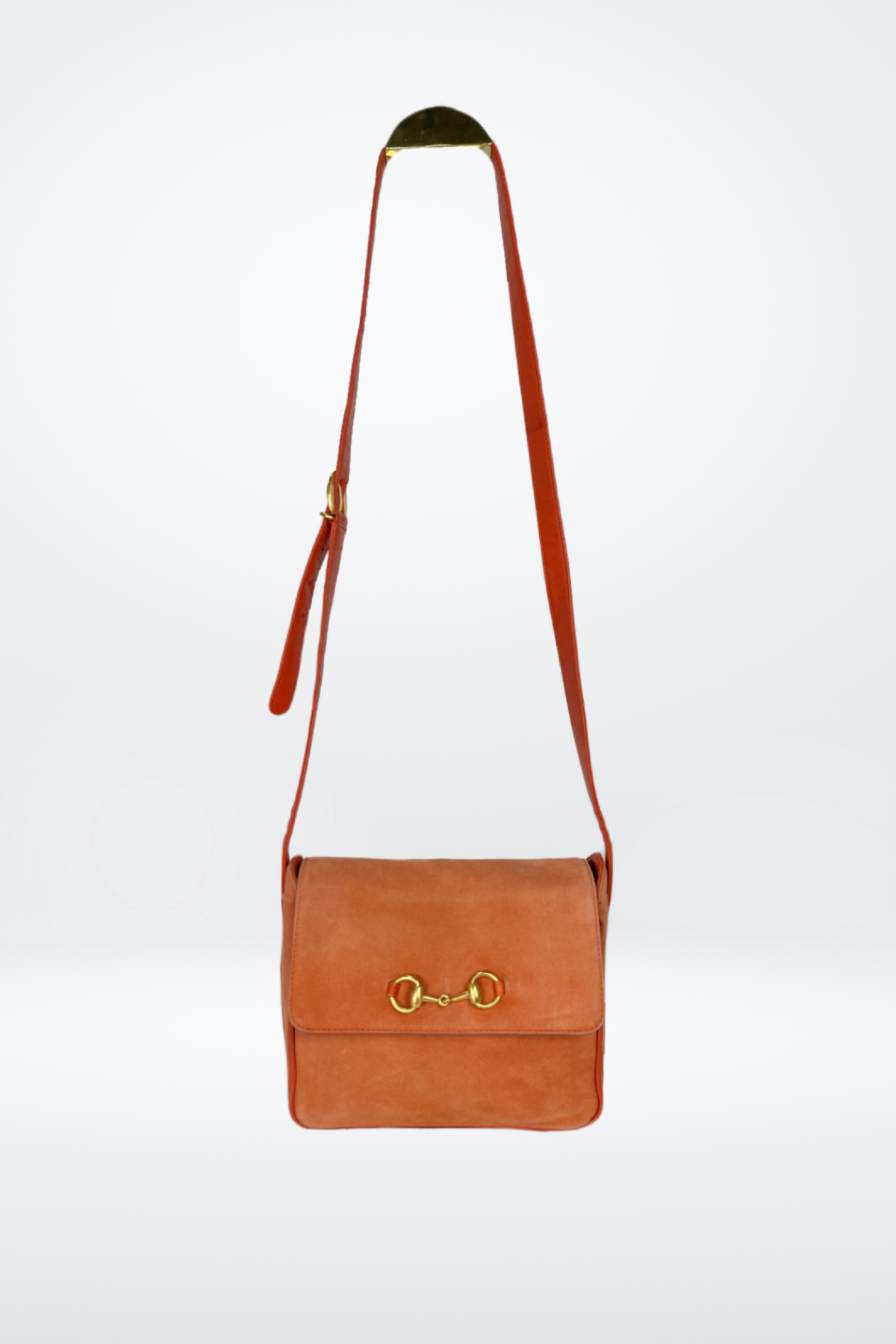 Vintage Gucci Suede Cross Body Shoulder Bag