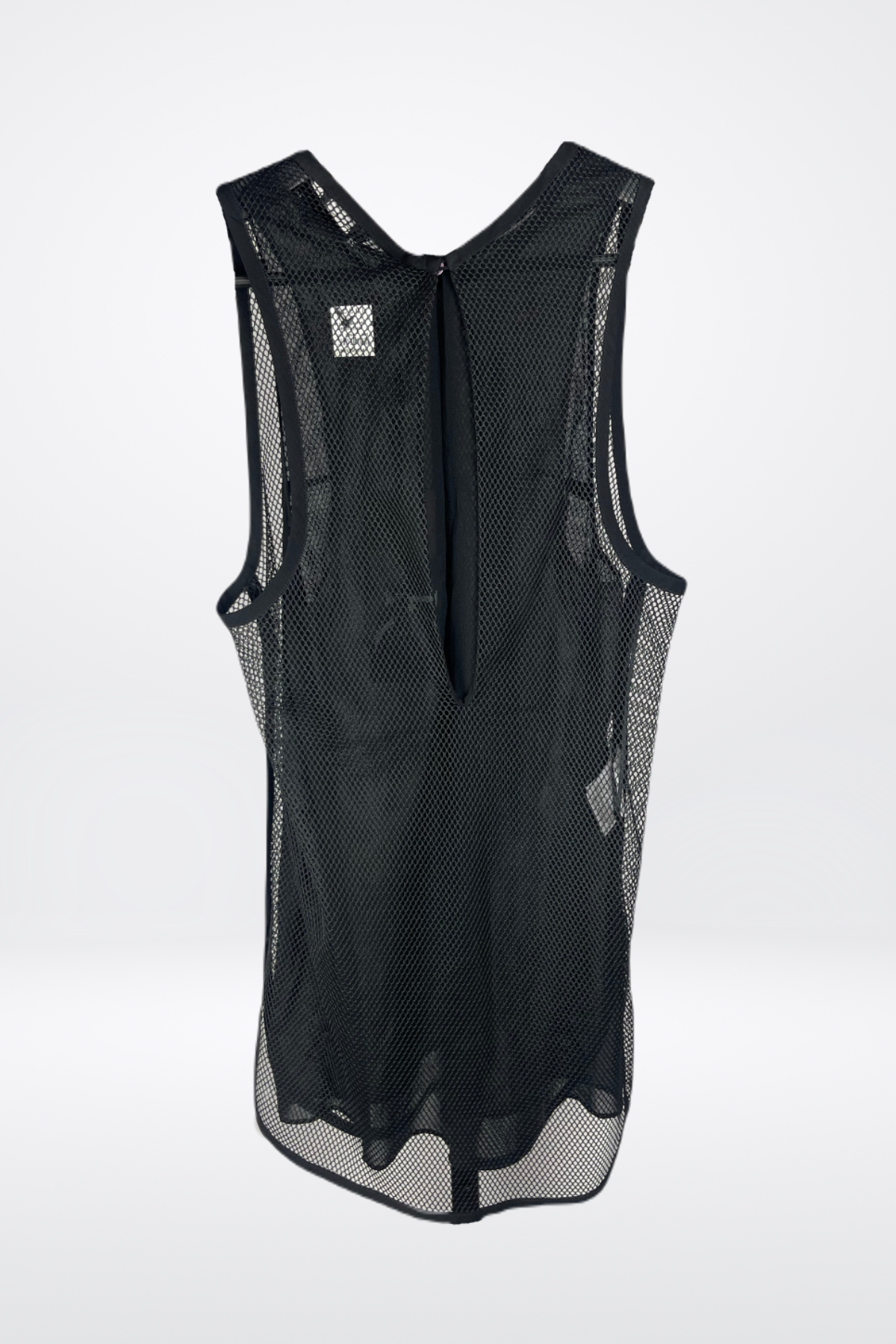 Gucci Crew Neck Layered Net Sleeveless Top NWT