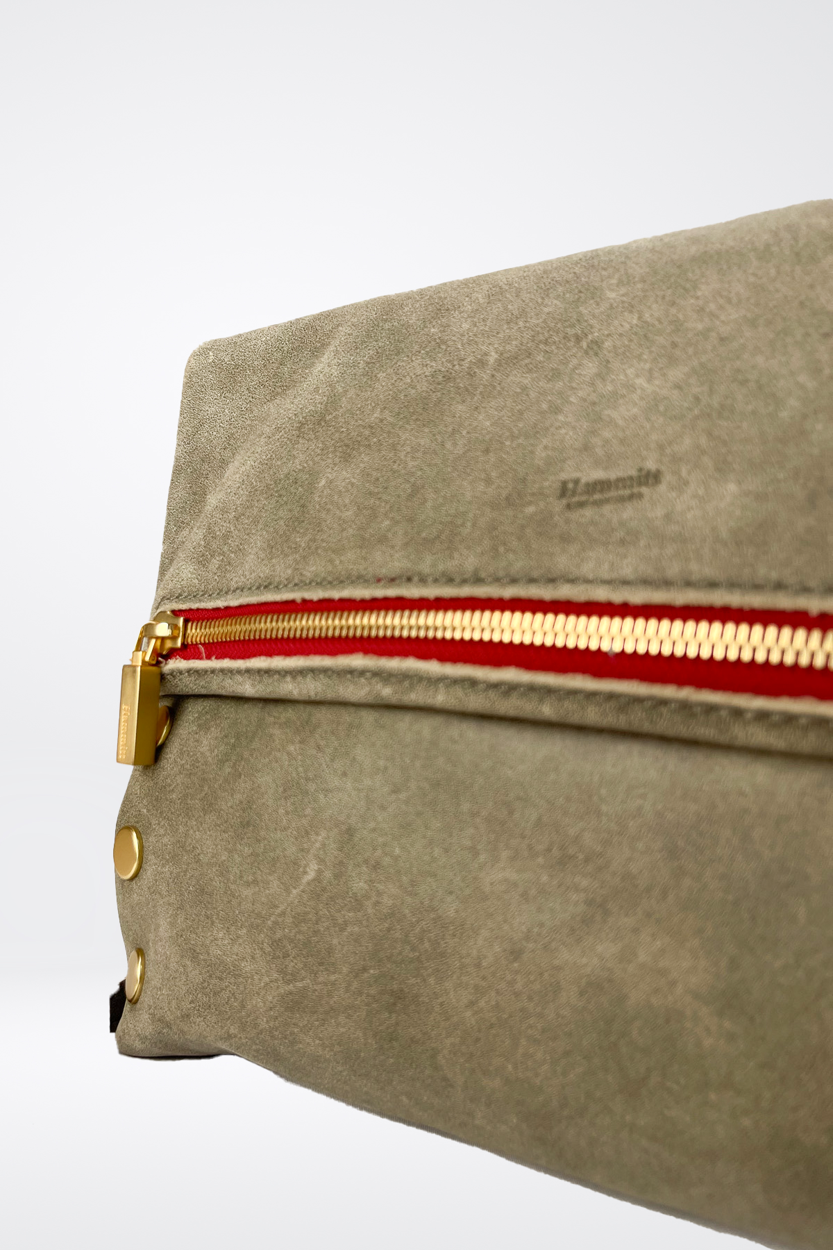 Hammitt Zippered Leather Crossbody Clutch