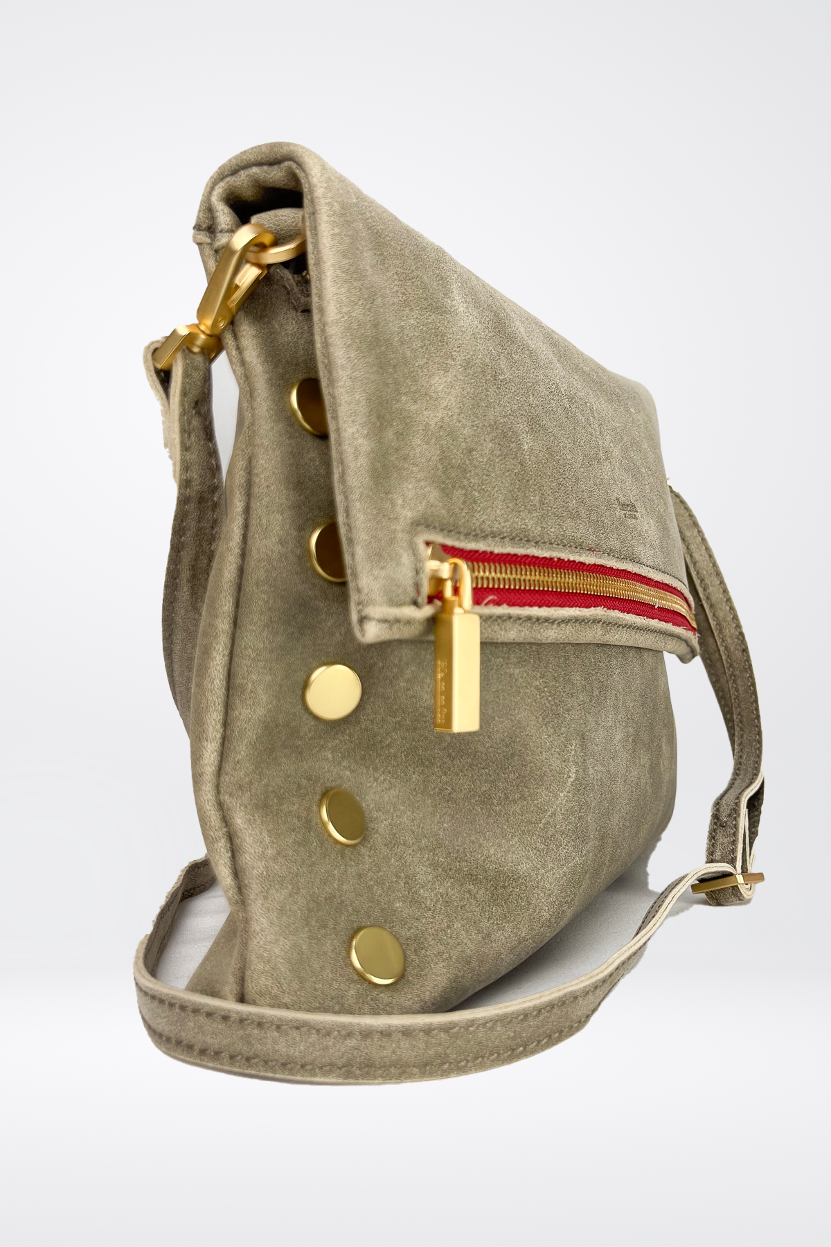 Hammitt Zippered Leather Crossbody Clutch