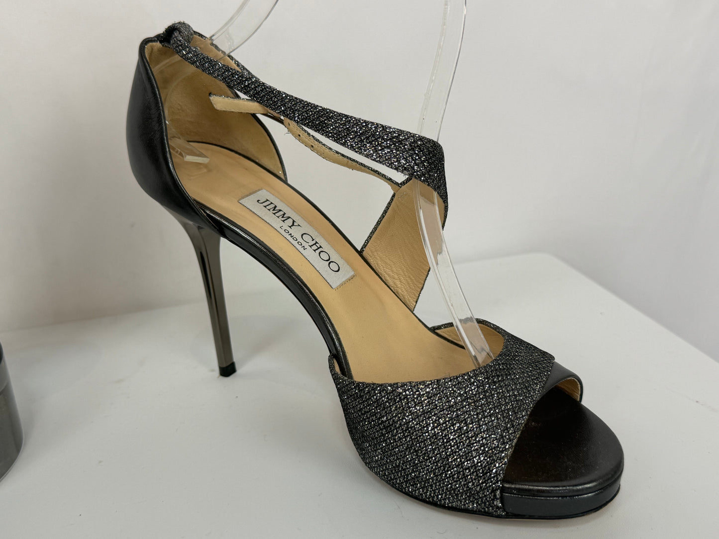 Jimmy Choo Cheetah Print & Black Pointed Toe Pumps