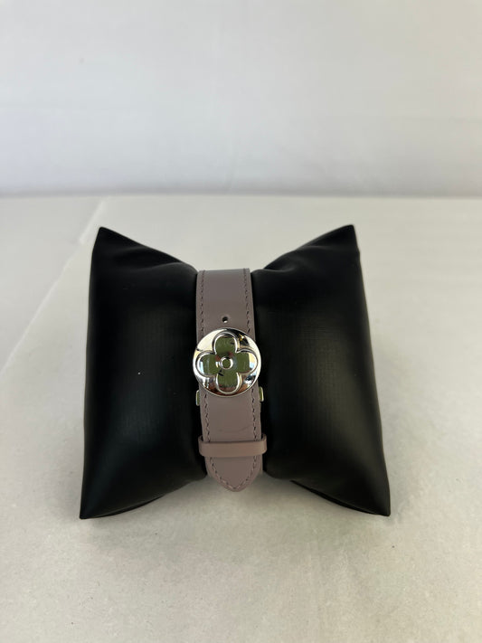 Louis Vuitton Grey/ Dusty Purple Leather Epi Wish Bracelet