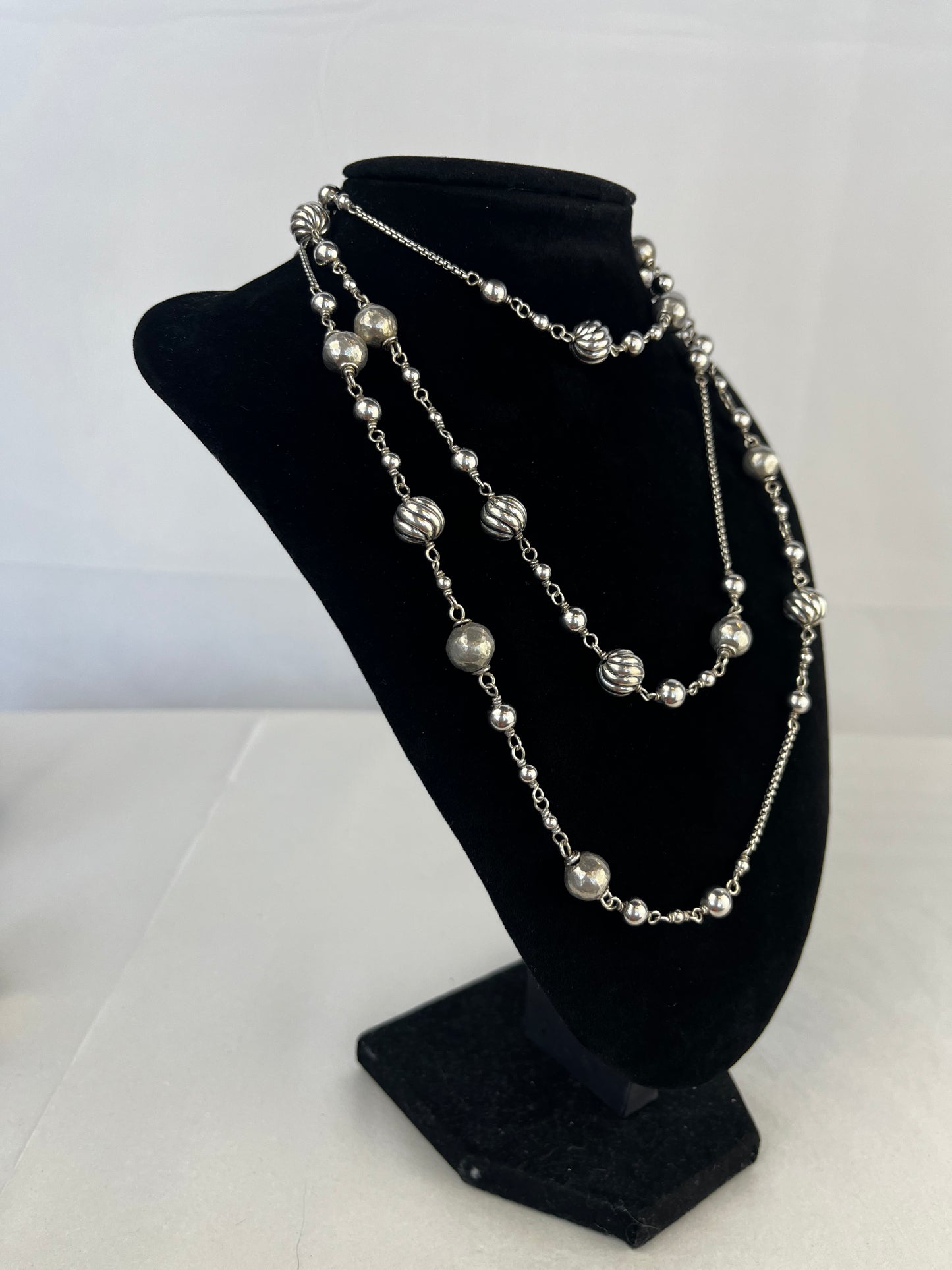 David Yurman Sterling Silver Bijoux Pearl Single Strand