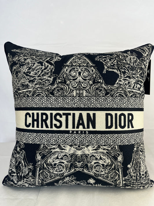 Christian Dior "Blue Toile de Jouy" Square Pillow