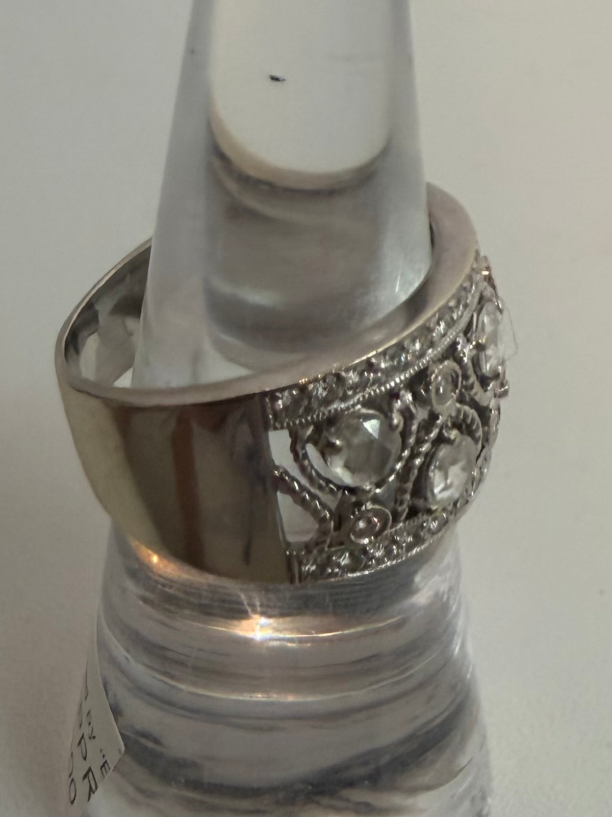 18K White Gold & Diamond Ring Designed by "Bijan Fere"