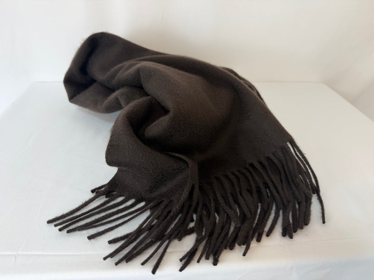 Loro Piana Dark Chocolate Cashmere Scarf