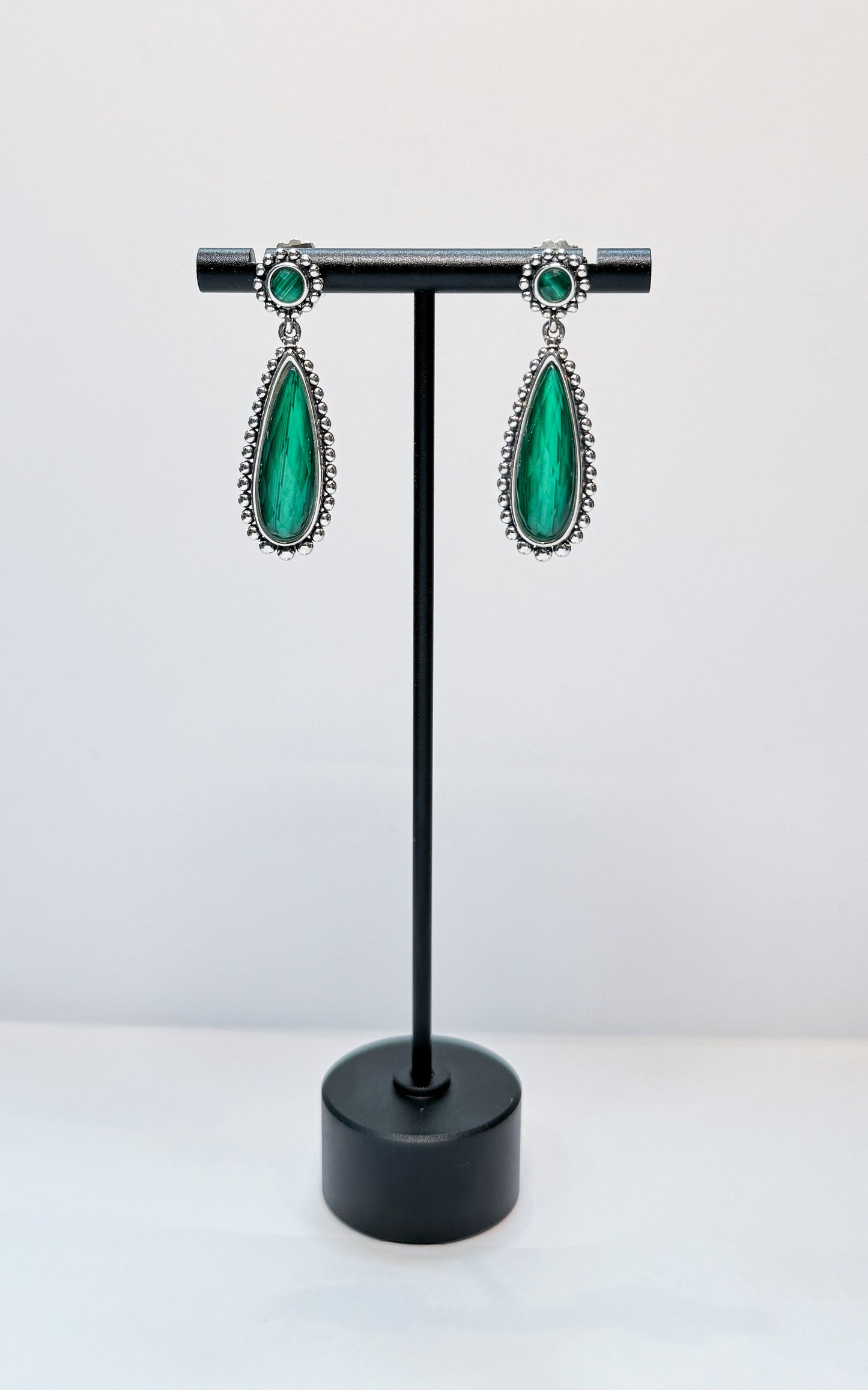 Lagos Maya Sterling Silver Caviar Drop Earrings