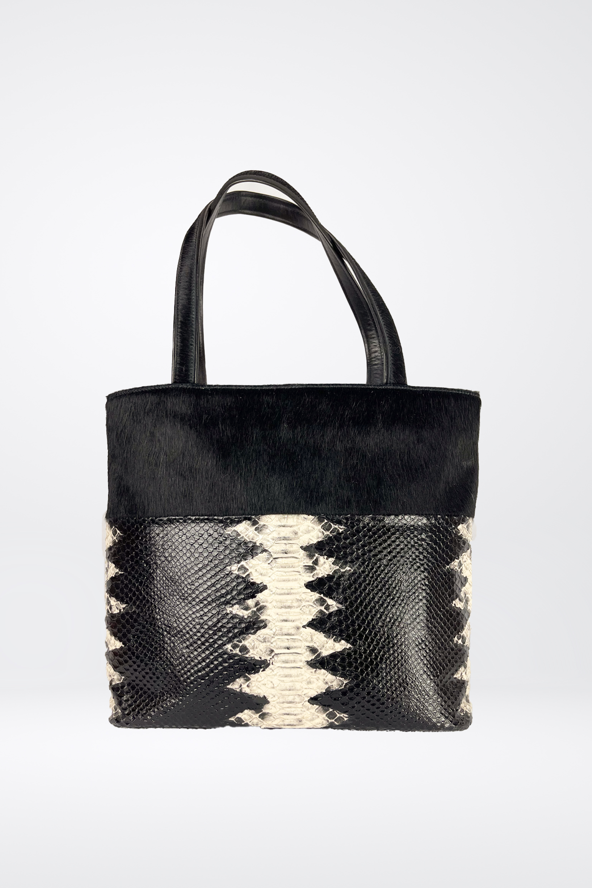 Ingrid Bruha Embossed Leather Tote