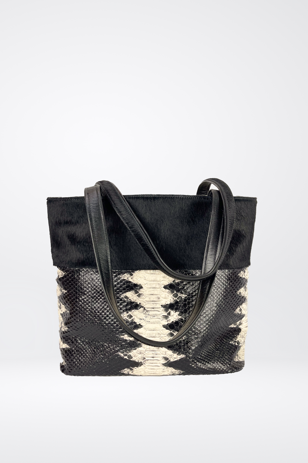 Ingrid Bruha Embossed Leather Tote