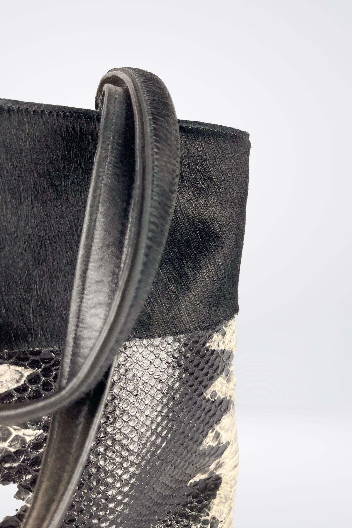 Ingrid Bruha Embossed Leather Tote