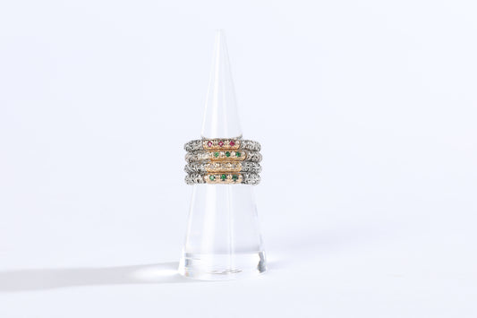 Gerochristo Greek Jewelry Collection Meadow Breeze Pave Accent Ring