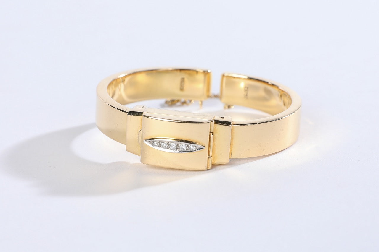 Rolex Vintage 1960 Lucerne Precision 18K Gold & Diamond Bracelet Watch