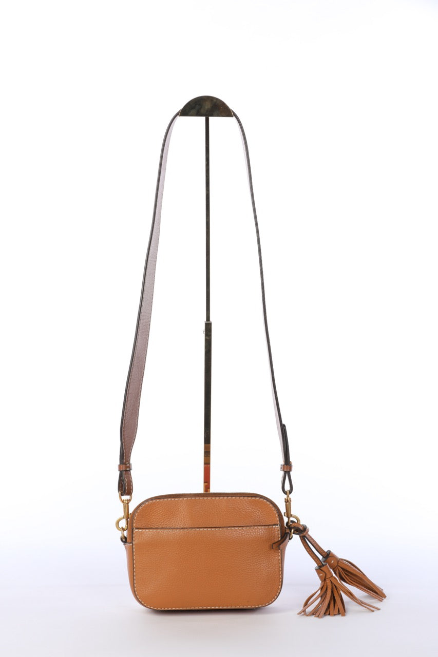 HAS DUSTBAG - Tory Burch McGraw Patchwork Camera Bag