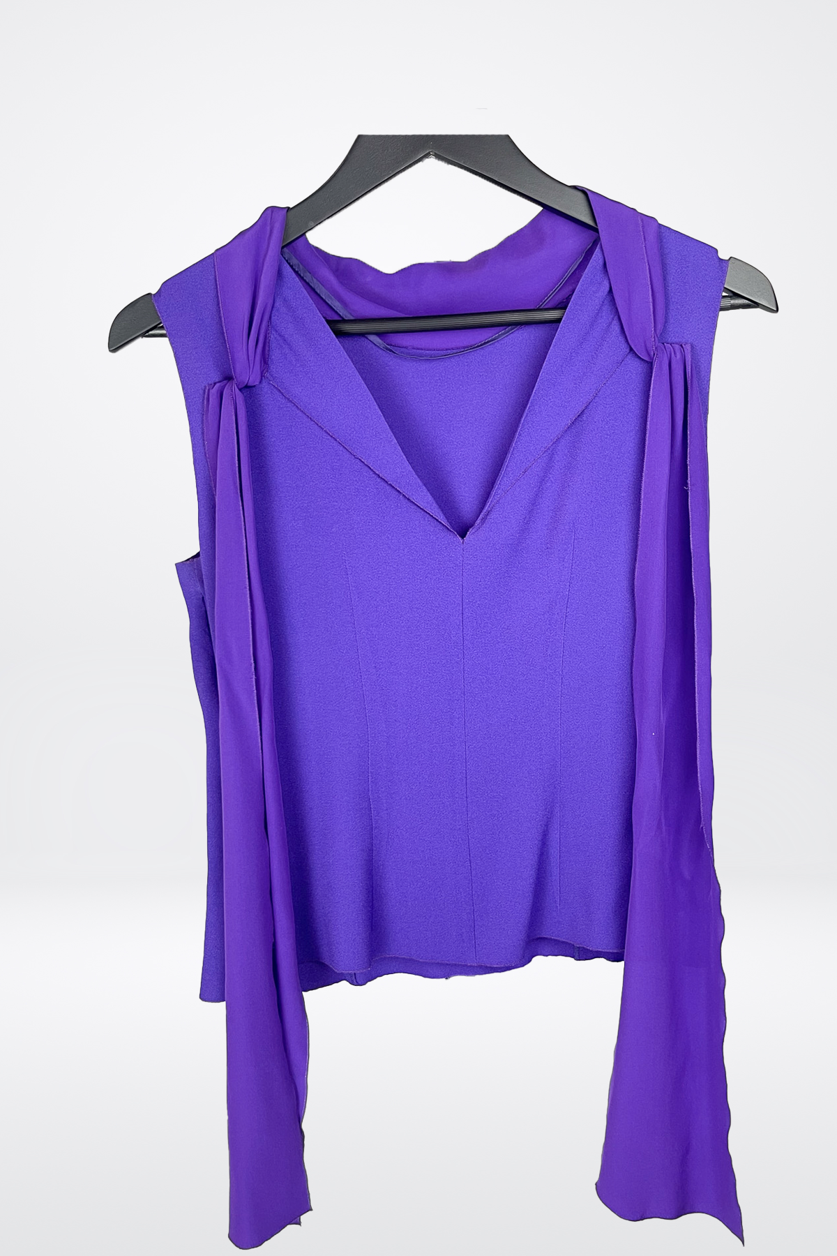 Prada Draped Tie Tank