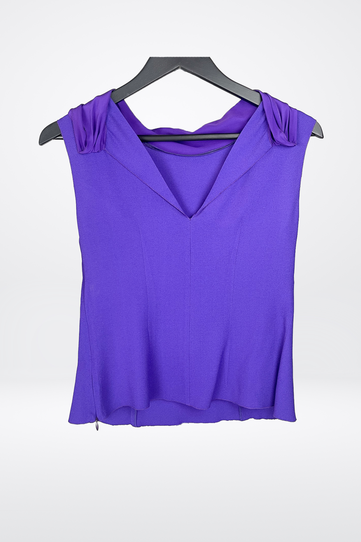 Prada Draped Tie Tank