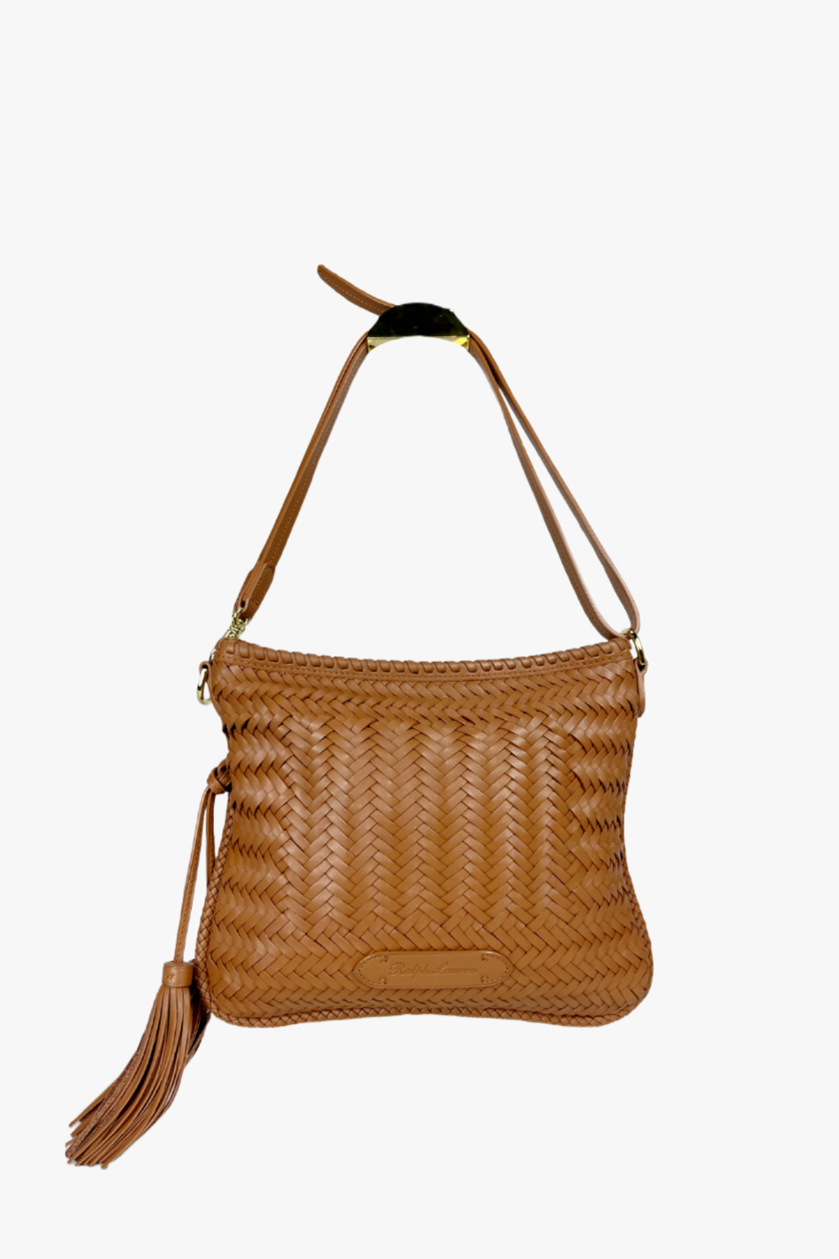 Ralph Lauren Woven Leather Crossbody