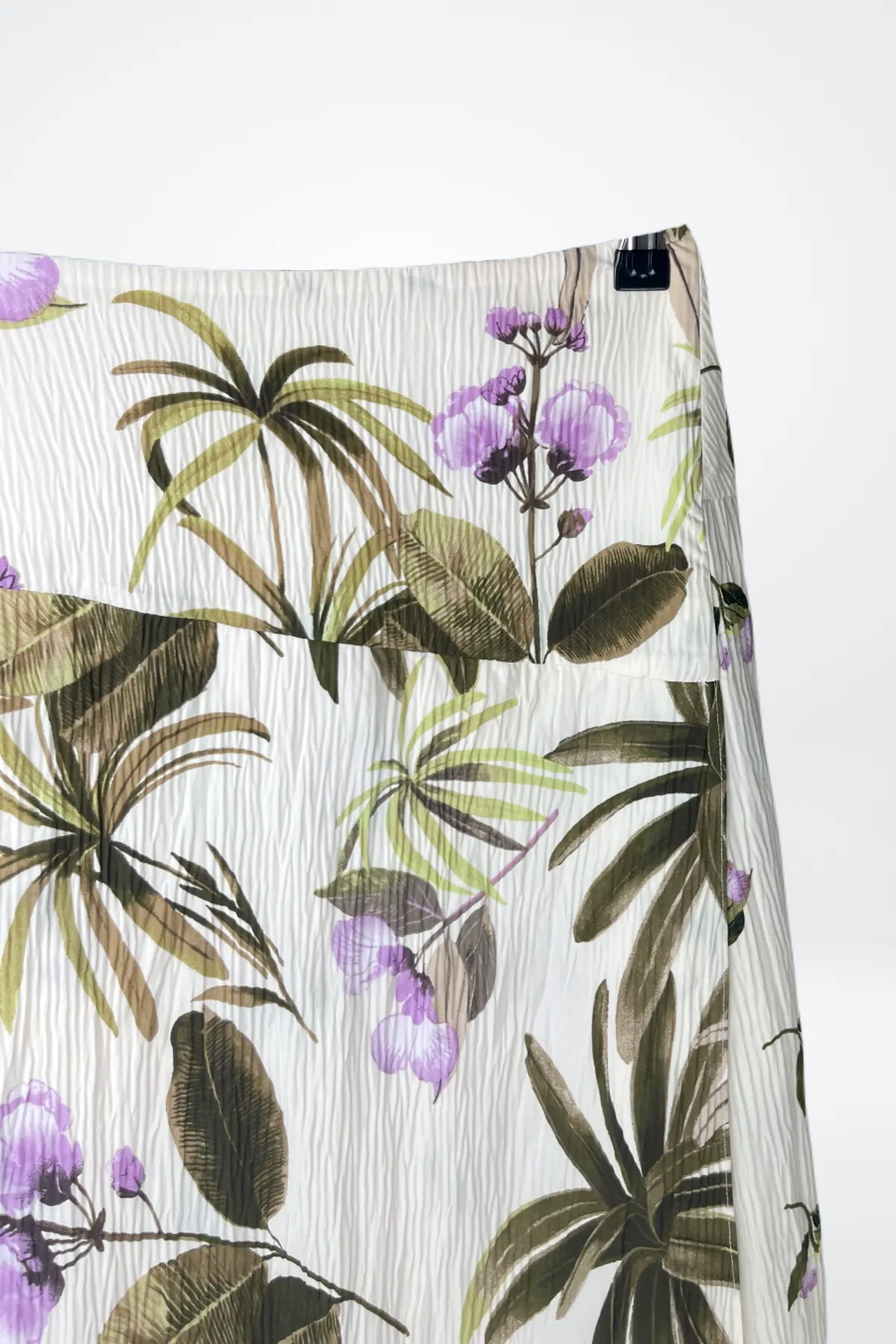Vince Split Layered Flower Print Skirt NWT