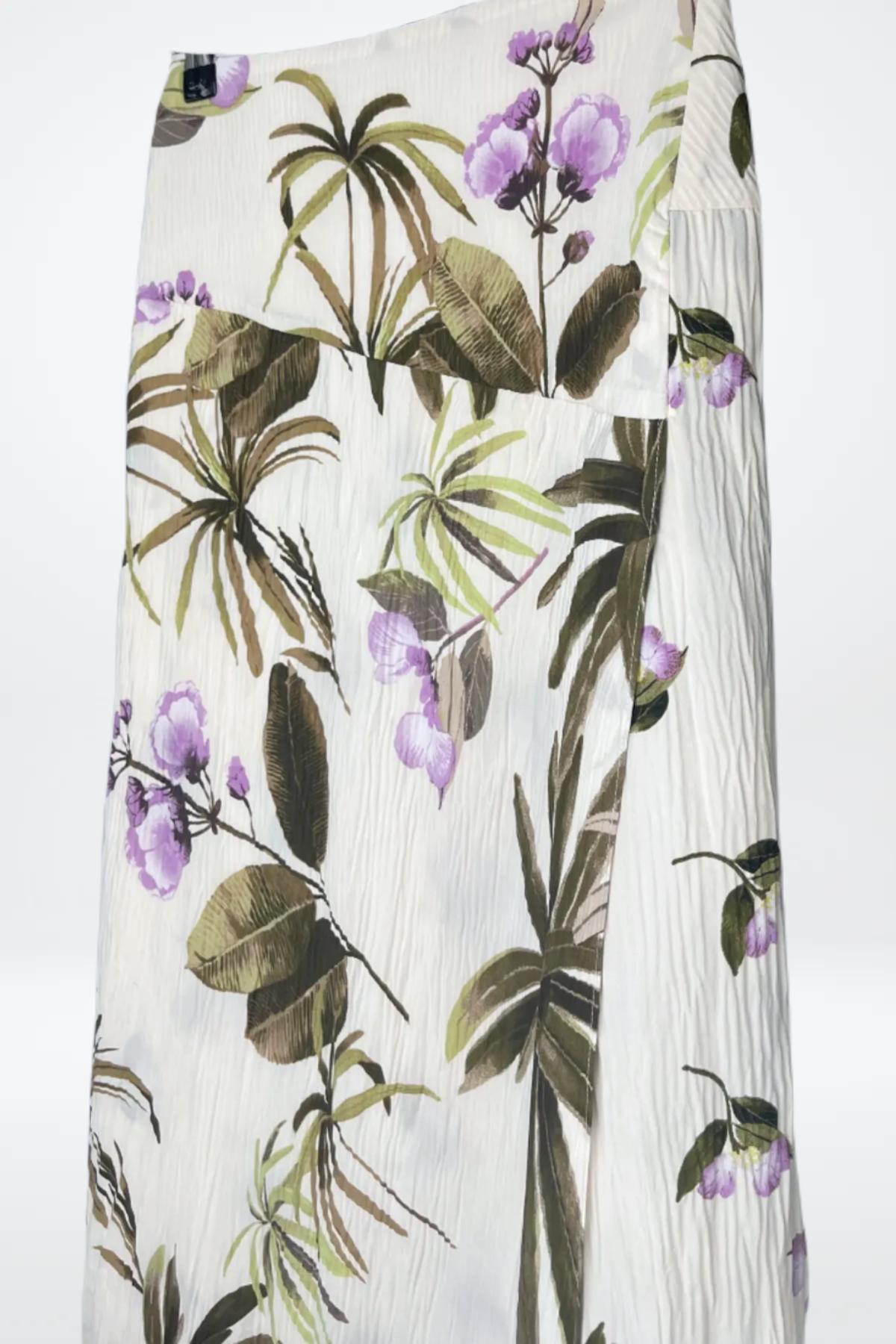 Vince Split Layered Flower Print Skirt NWT