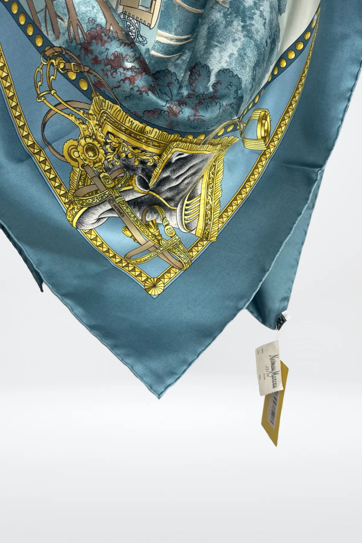 Hermes Equestrian Themed Scarf NWT